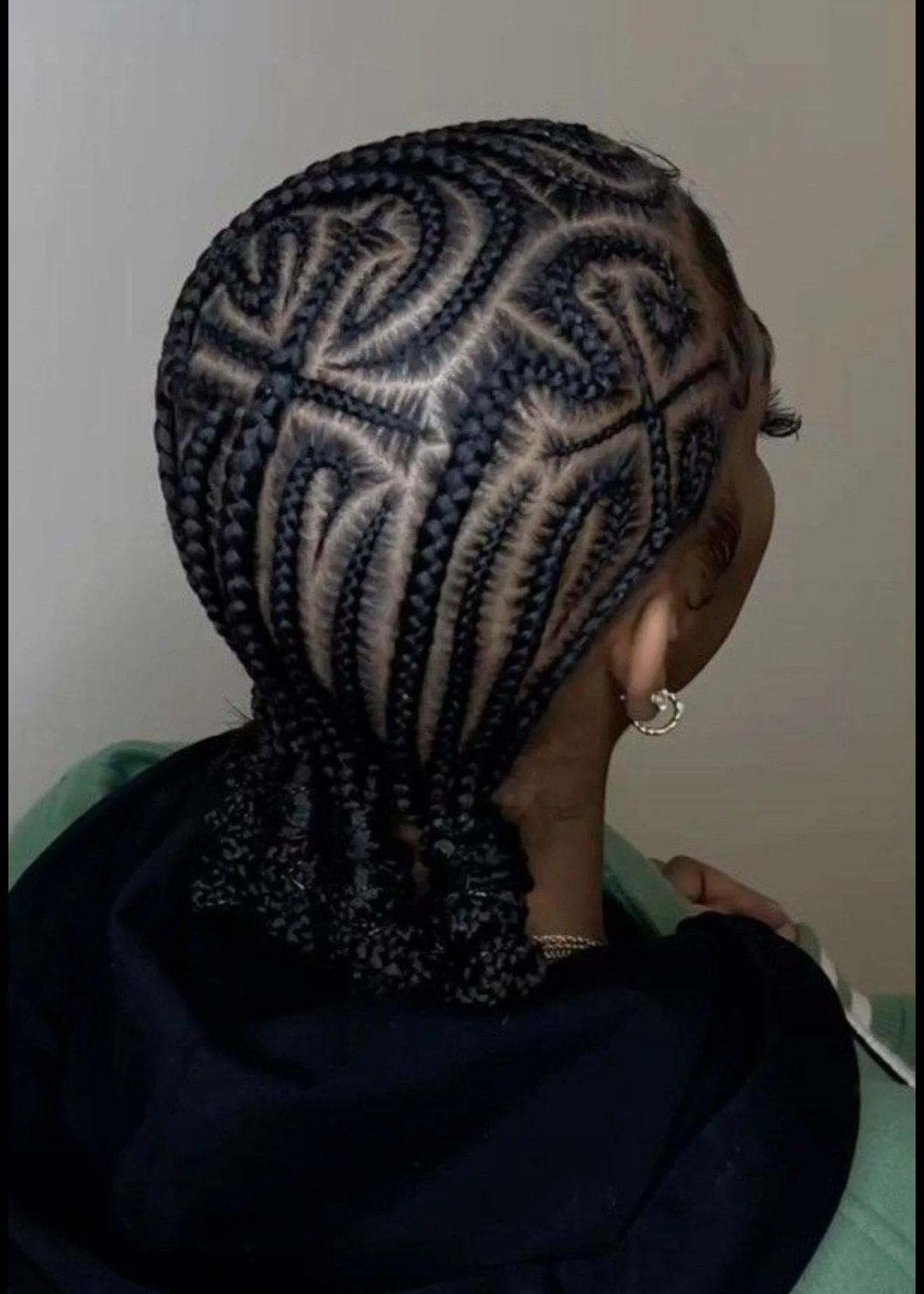 Complex Feed-In Cornrow Designs