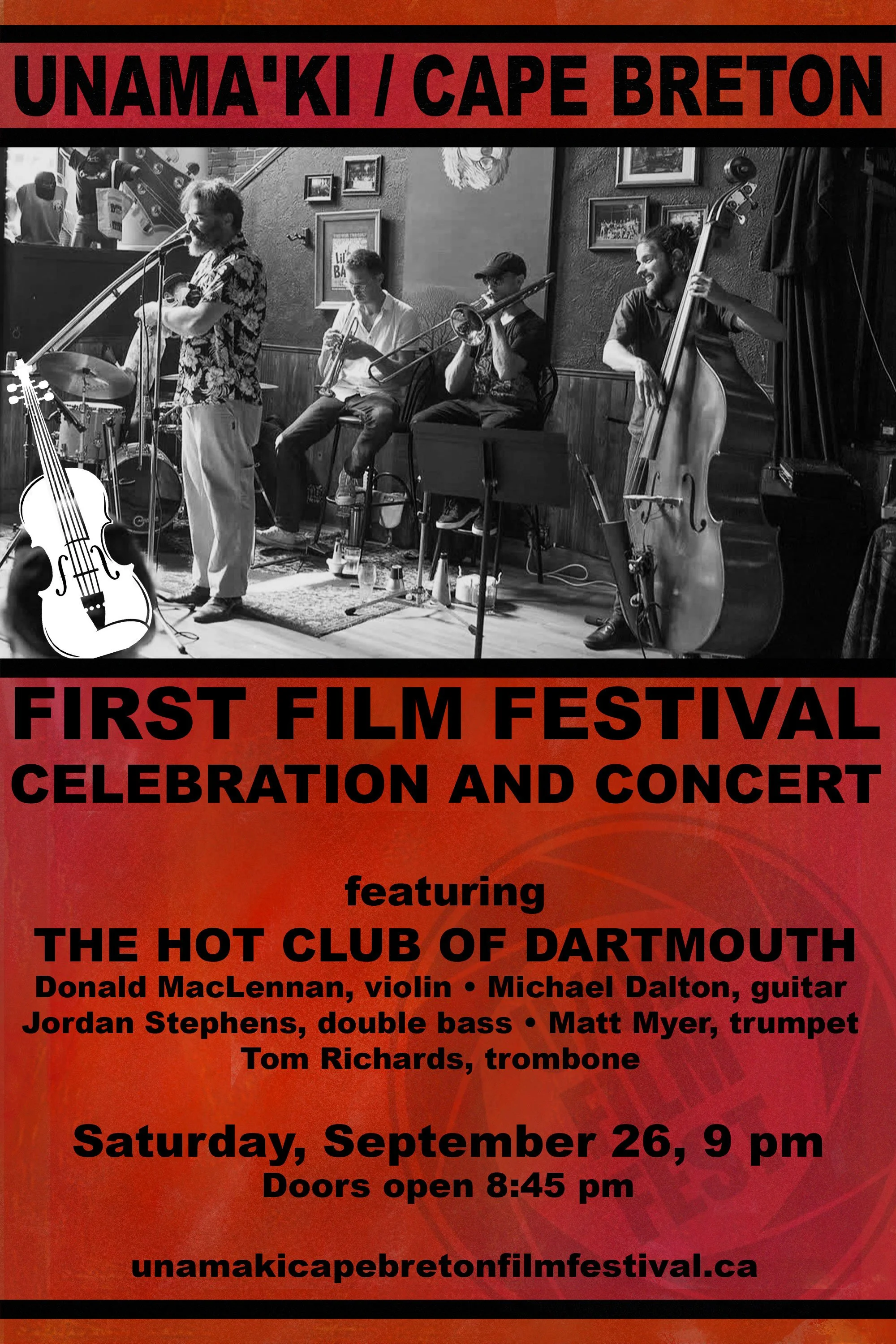 Live Music featuring                                  THE HOT CLUB OF DARTMOUTH