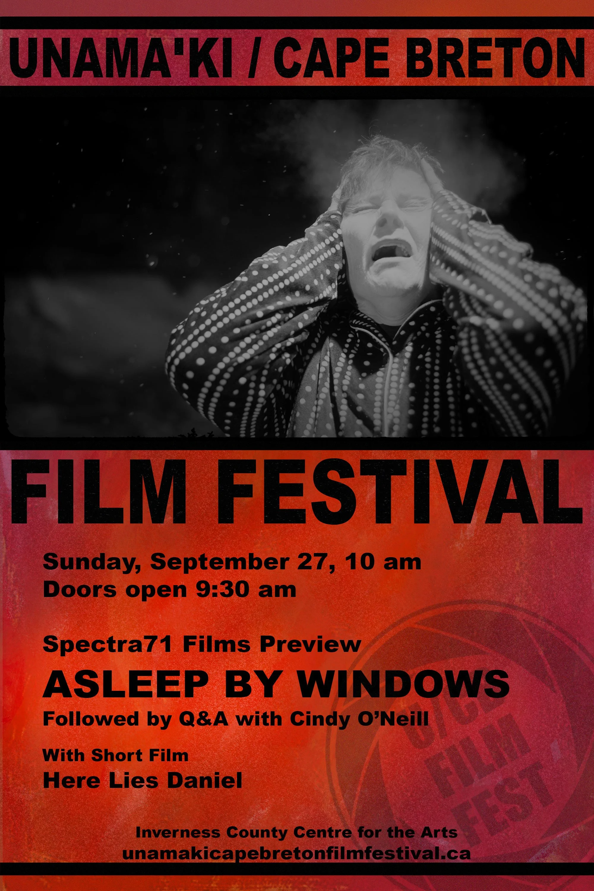Asleep by Windows, with actor Cindy O’Neill