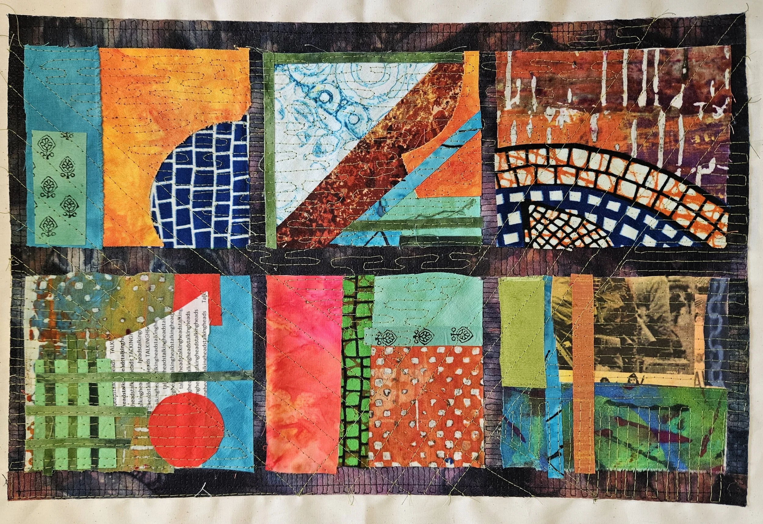 Chapter 1, 6 textile boxes working through the ideas