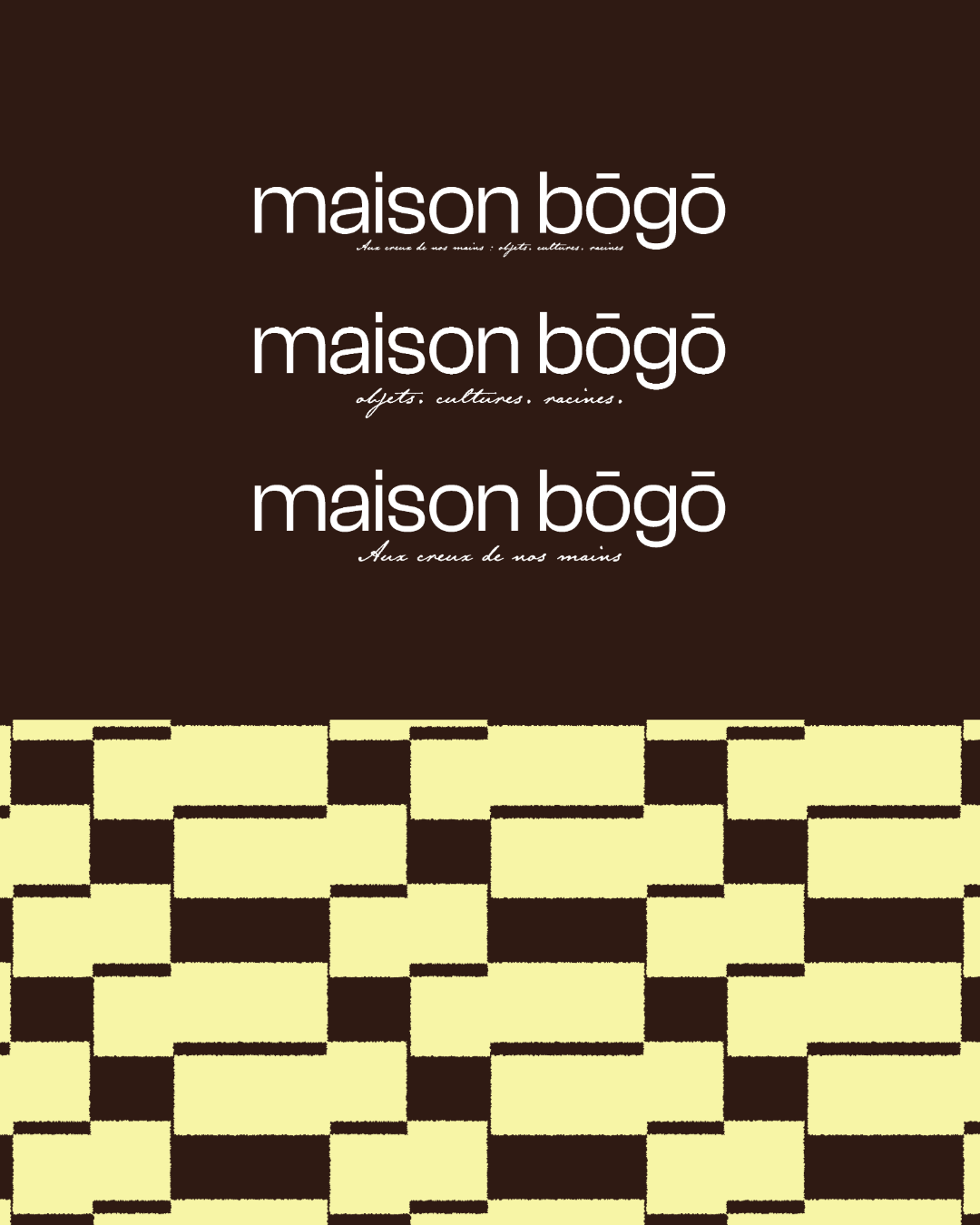 Visuel Branding de Maison Bogo