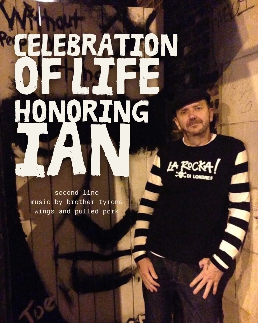 Join us this evening as we gather to celebrate the life of our dear friend Ian 💛

Come raise a glass, share a story, and join us for a second line in his honor, followed by food, music, and time together with the Brothers Three family.

📍 Brothers 