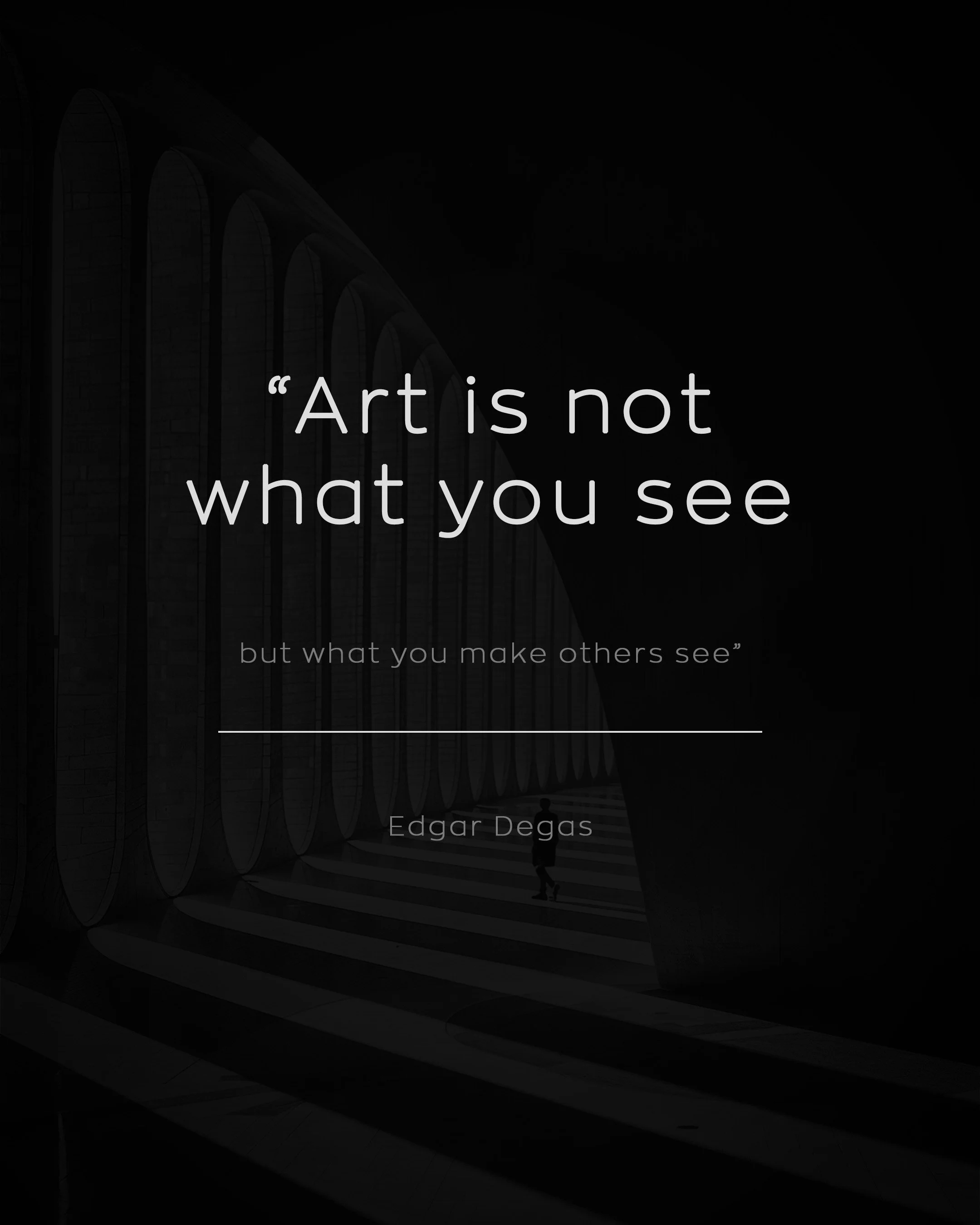"Art is not what you see, but what you make others see." &ndash; Edgar Degas

In architecture and interior design, our ultimate goal extends beyond just creating functional spaces. It&rsquo;s about evoking emotion, crafting an atmosphere, a