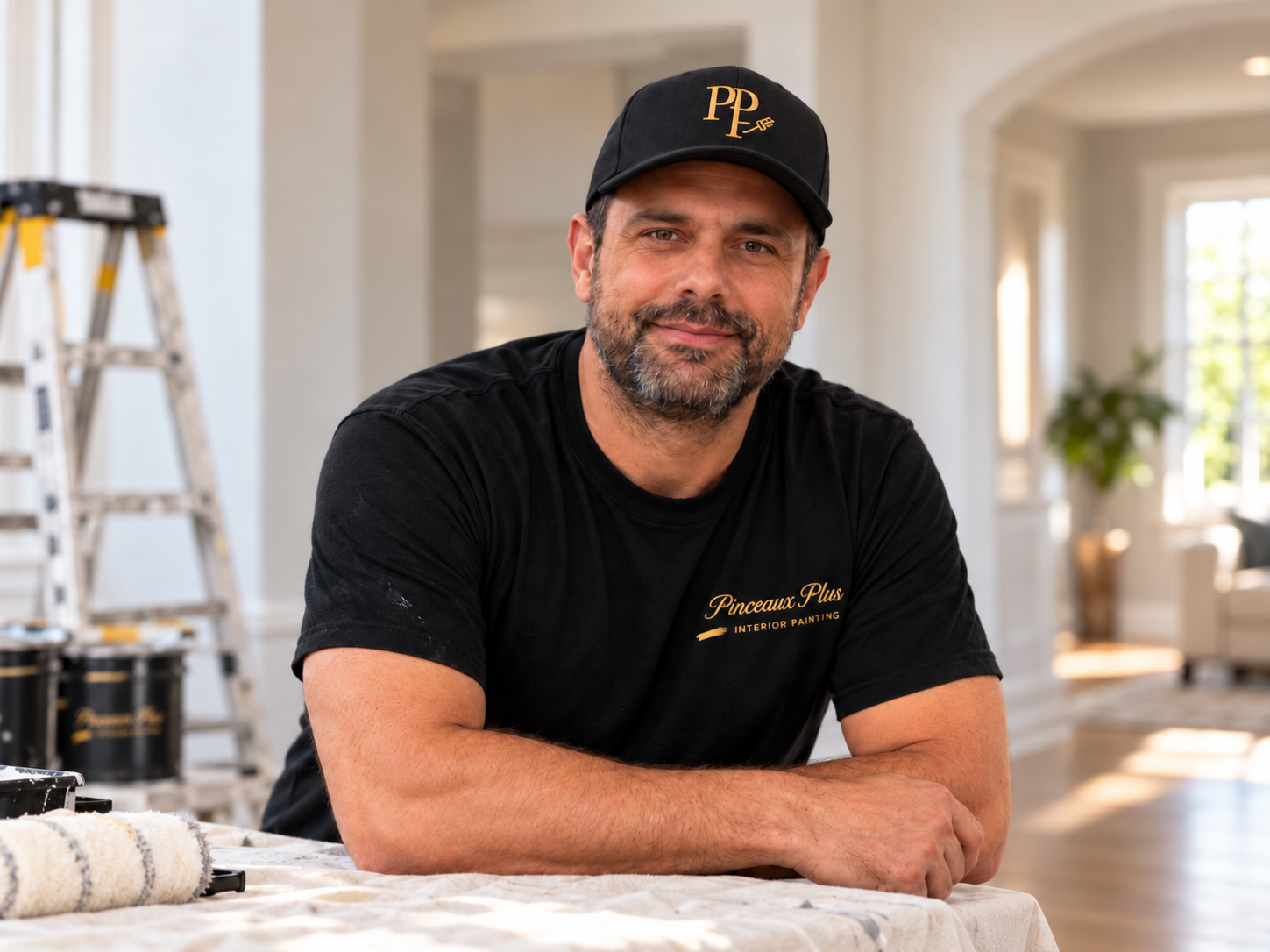 Joel, owner and painter at Pinceaux Plus