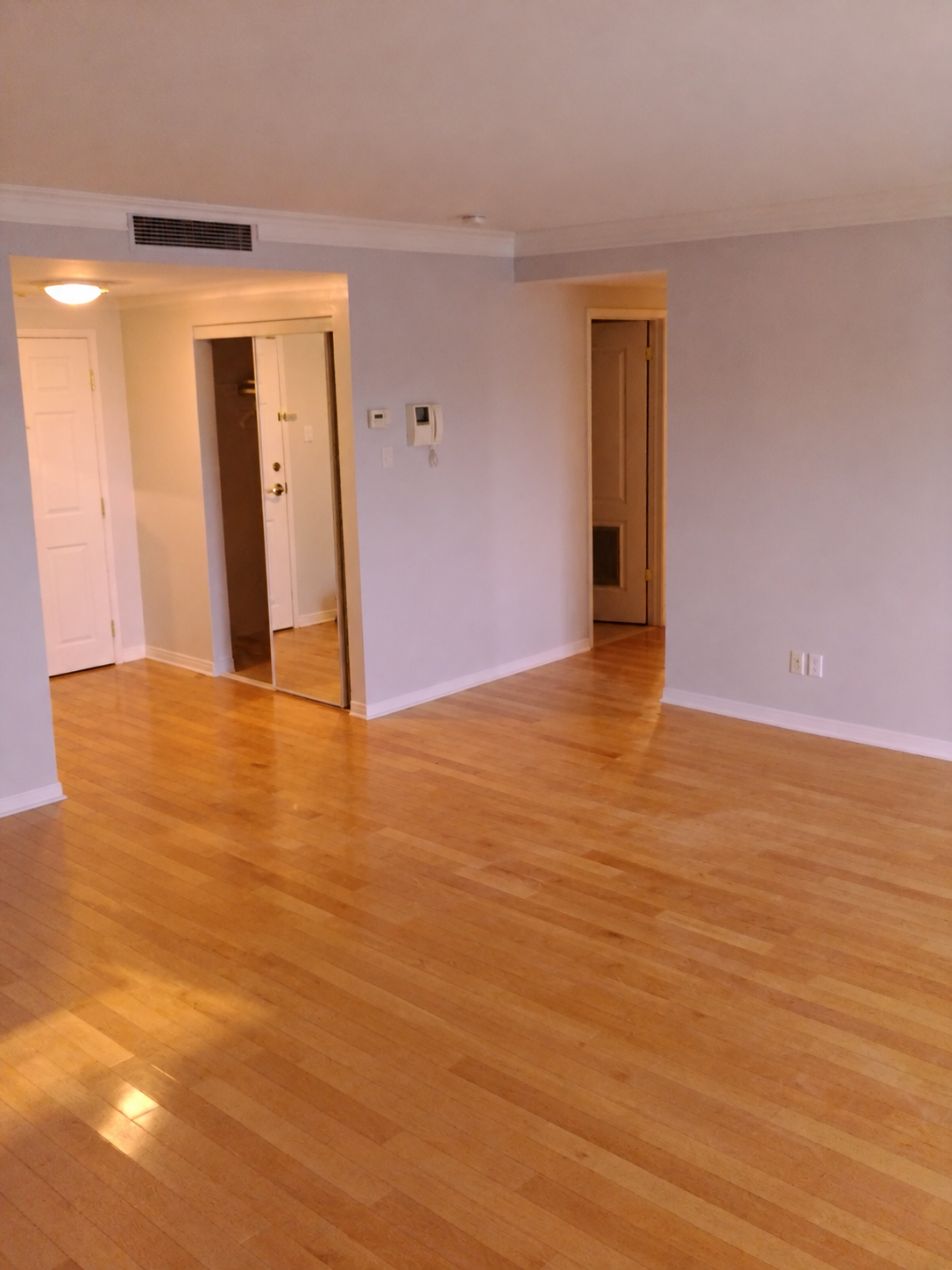 Freshly painted empty Dollard-des-Ormeaux condo