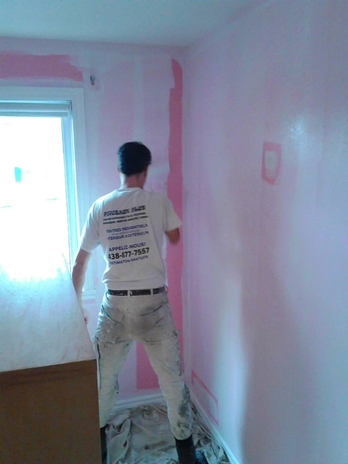 Steph’s room before painting