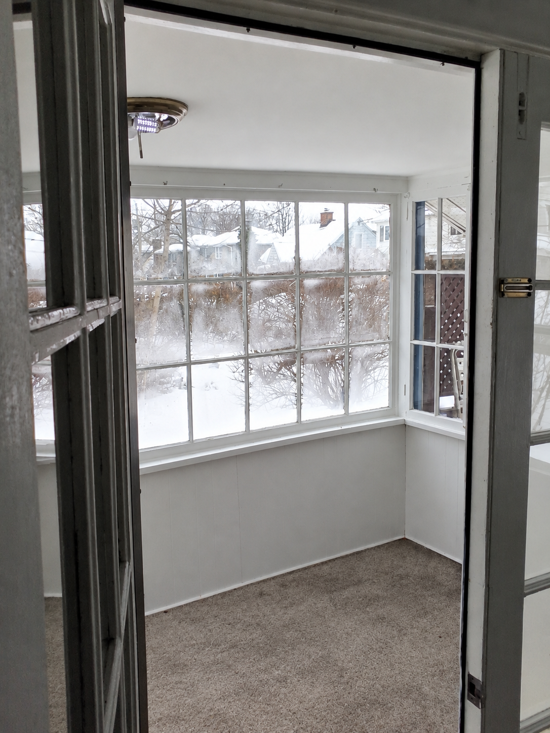 Painted residential interior