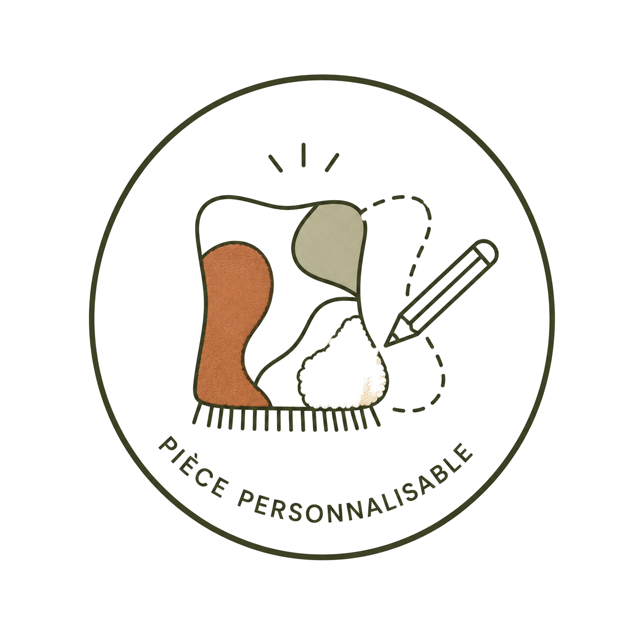 Icône pièce personnalisable