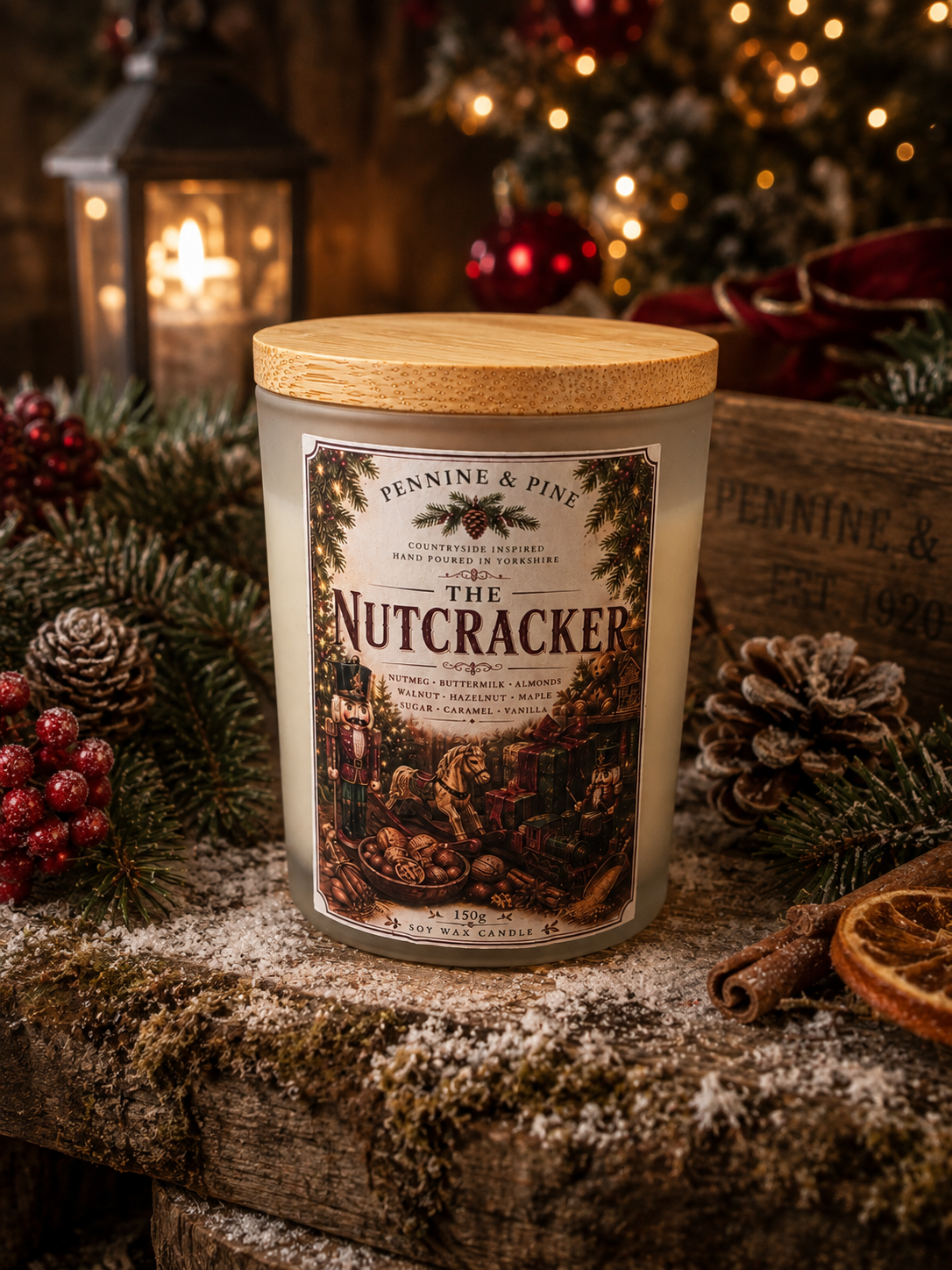 Walnut & Caramel Candle | Nutcracker