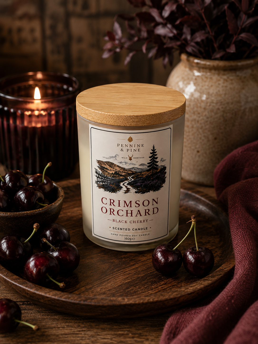 Crimson Orchard | Black Cherry Candle