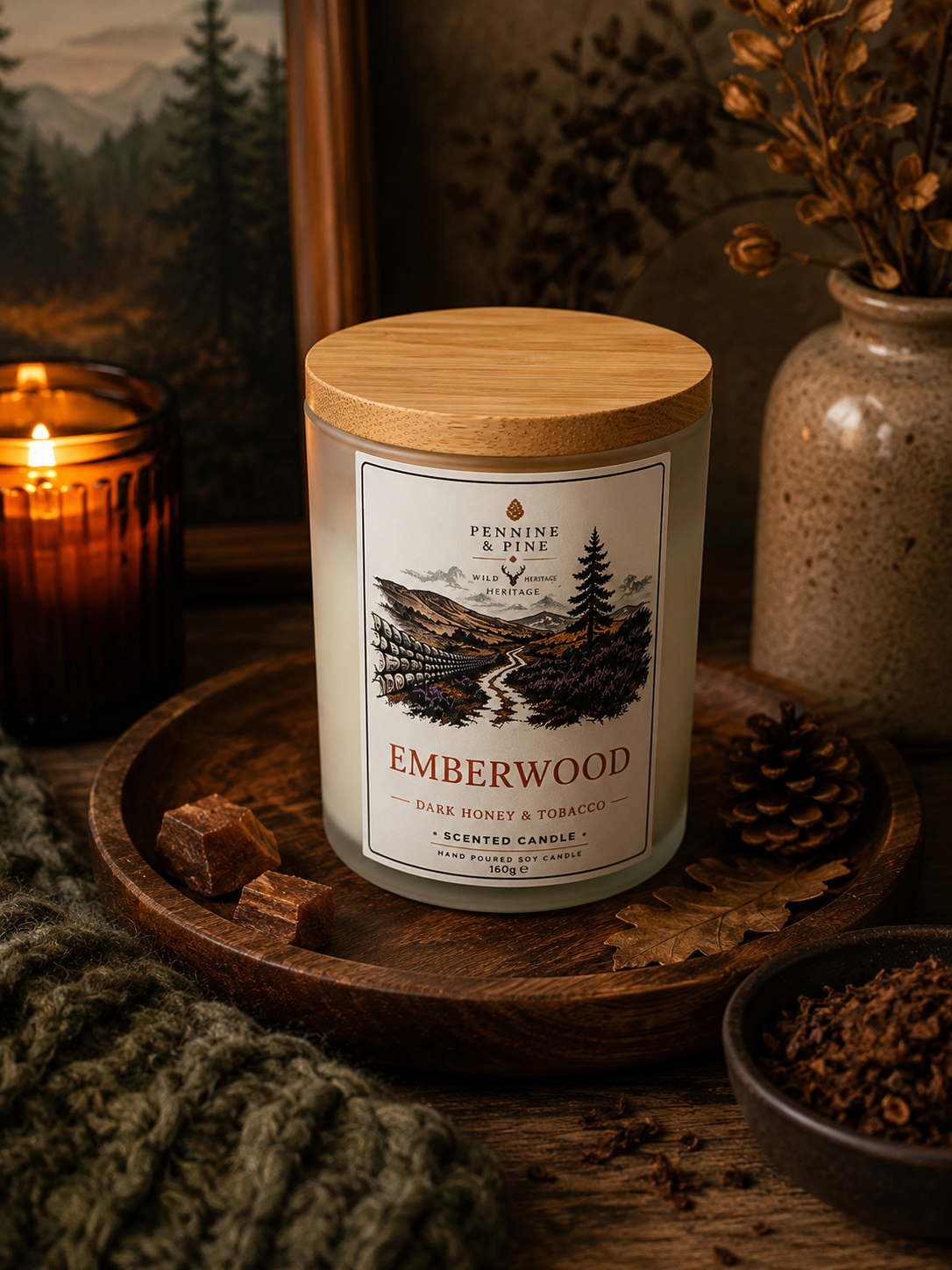 Emberwood | Dark Honey & Tobacco Candle