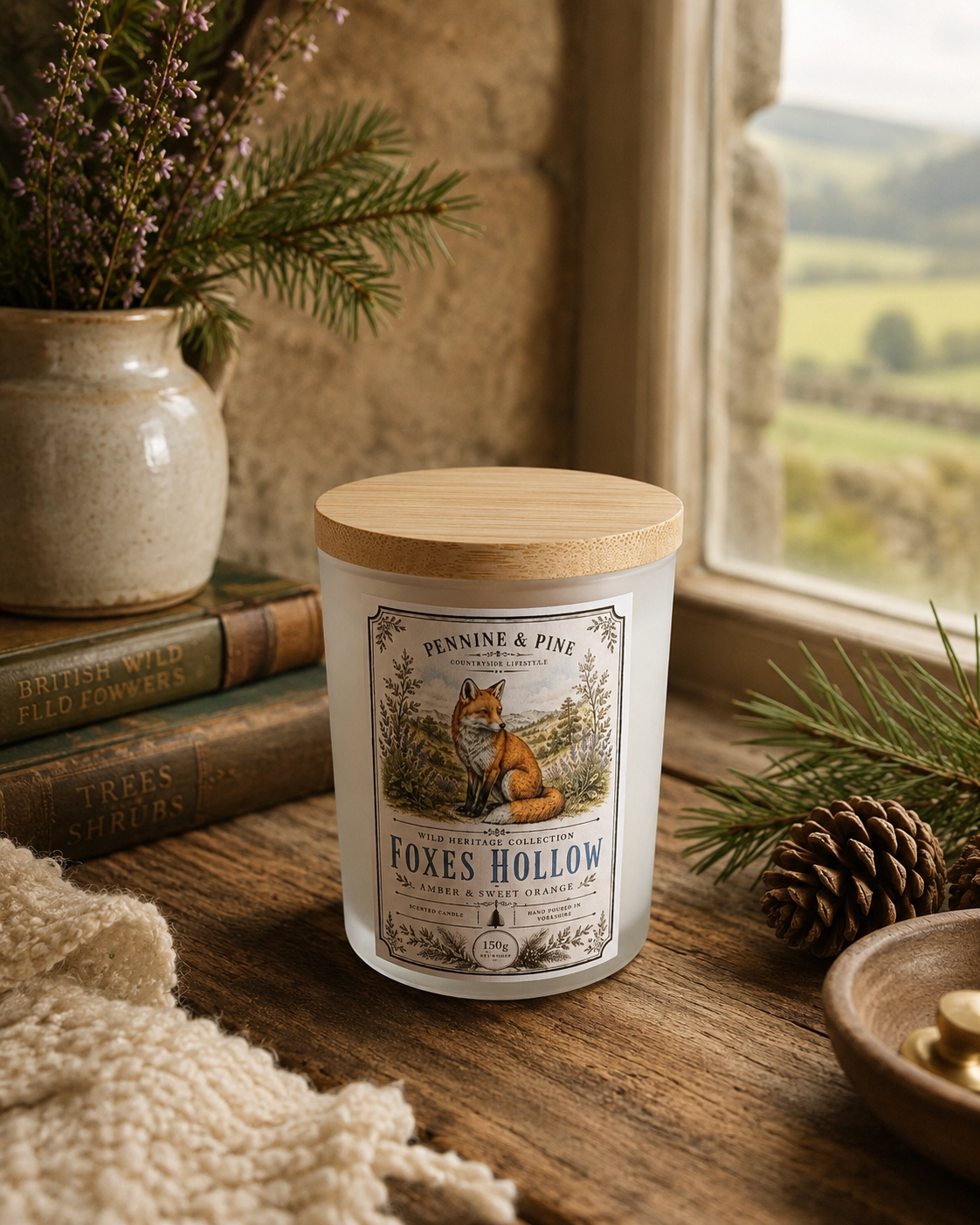 Foxes Hollow | Amber & Sweet Orange candle