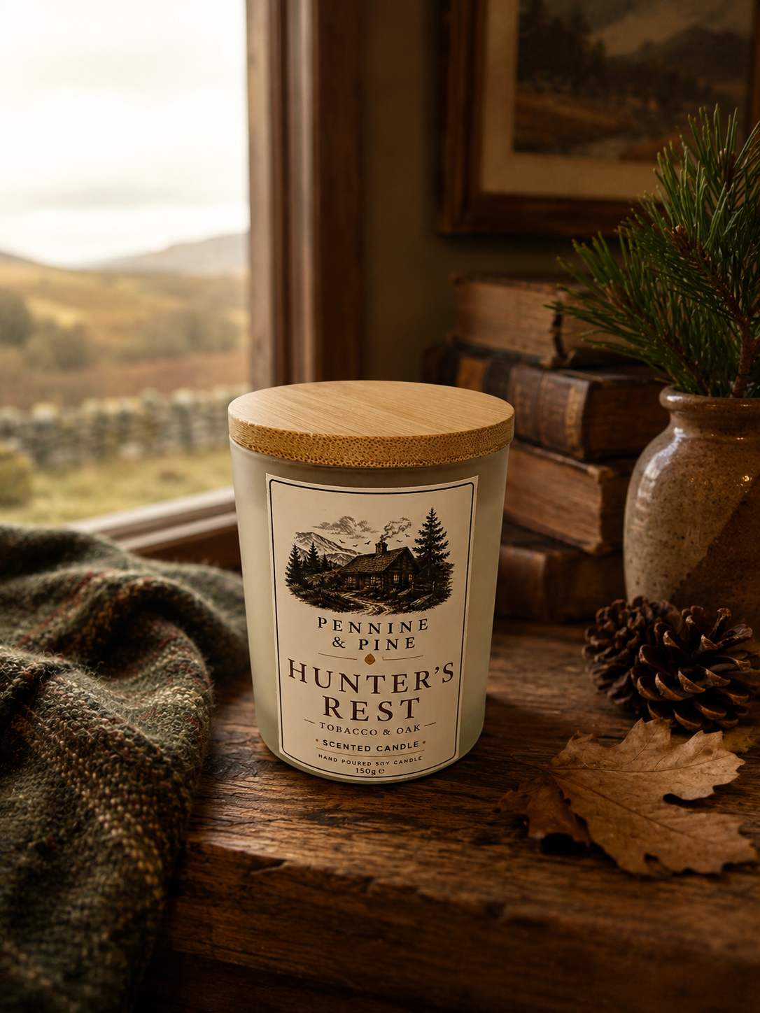 Tobacco & Oak Candle | Hunters Rest