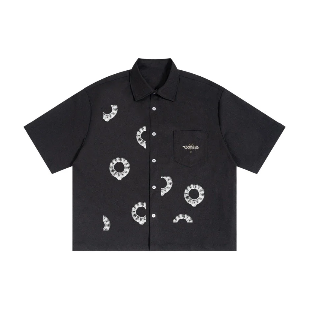 Boxy Geometric Eye Shirt - TIGRÉSSENCE APPAREL HEAVYWEIGHT