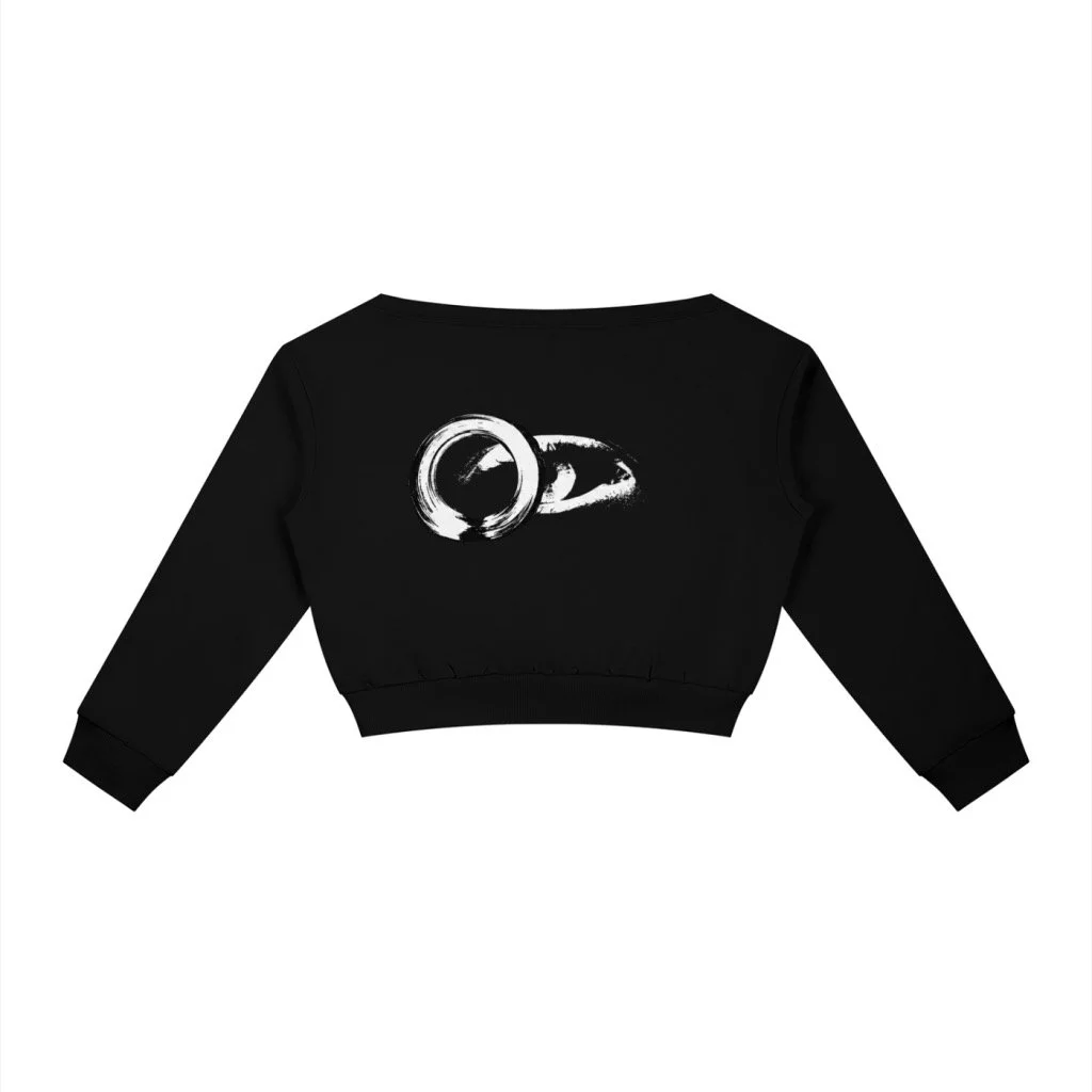 TIGRÉSSENCE Off-Shoulder Boxy Sweatshirt