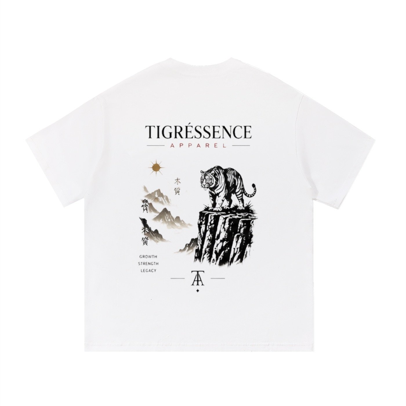 TIGRÉ Minimilist 'Growth, Strength & Legacy" T - Shirt