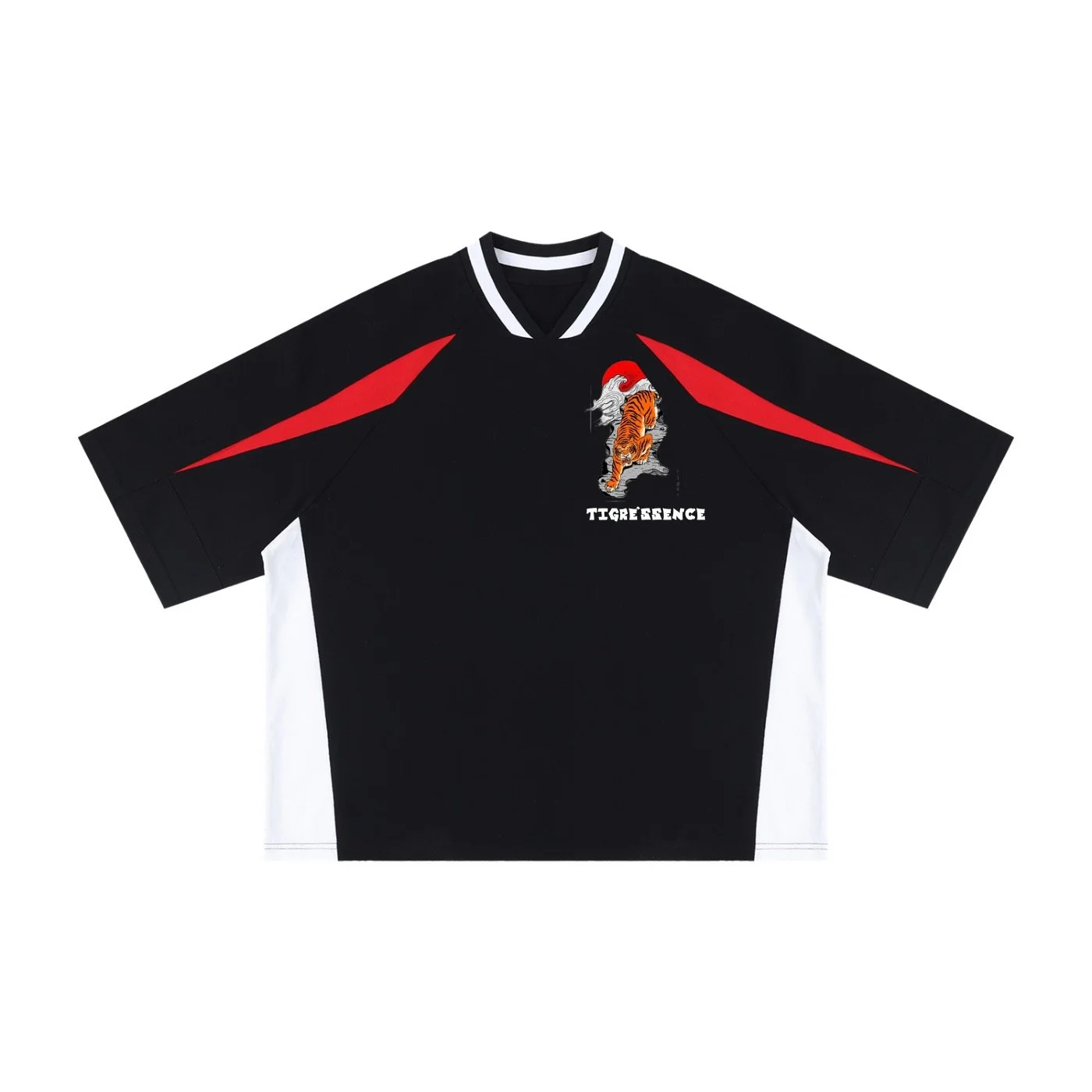 TIGRÉSSENCE Graphic Black + Red Jersey