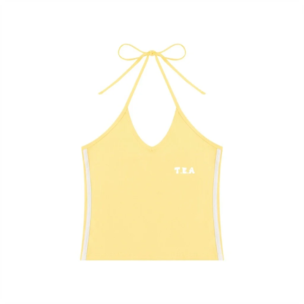 TIGRÉSSENCE HALTER CROP TANK TOP