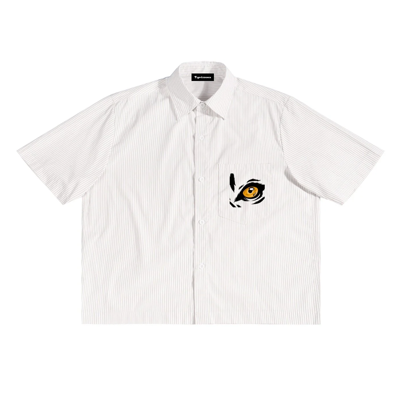 'Eye of a Tigre' Boxy Button Up