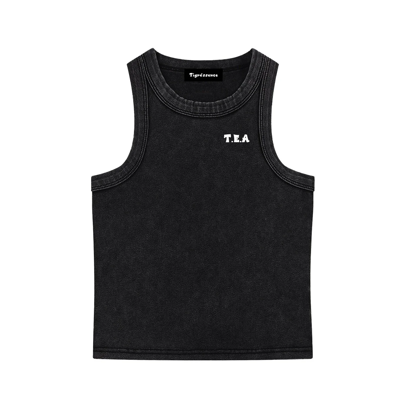 Snow Washed Tank Top Black TIGRÉSSENCE Eye