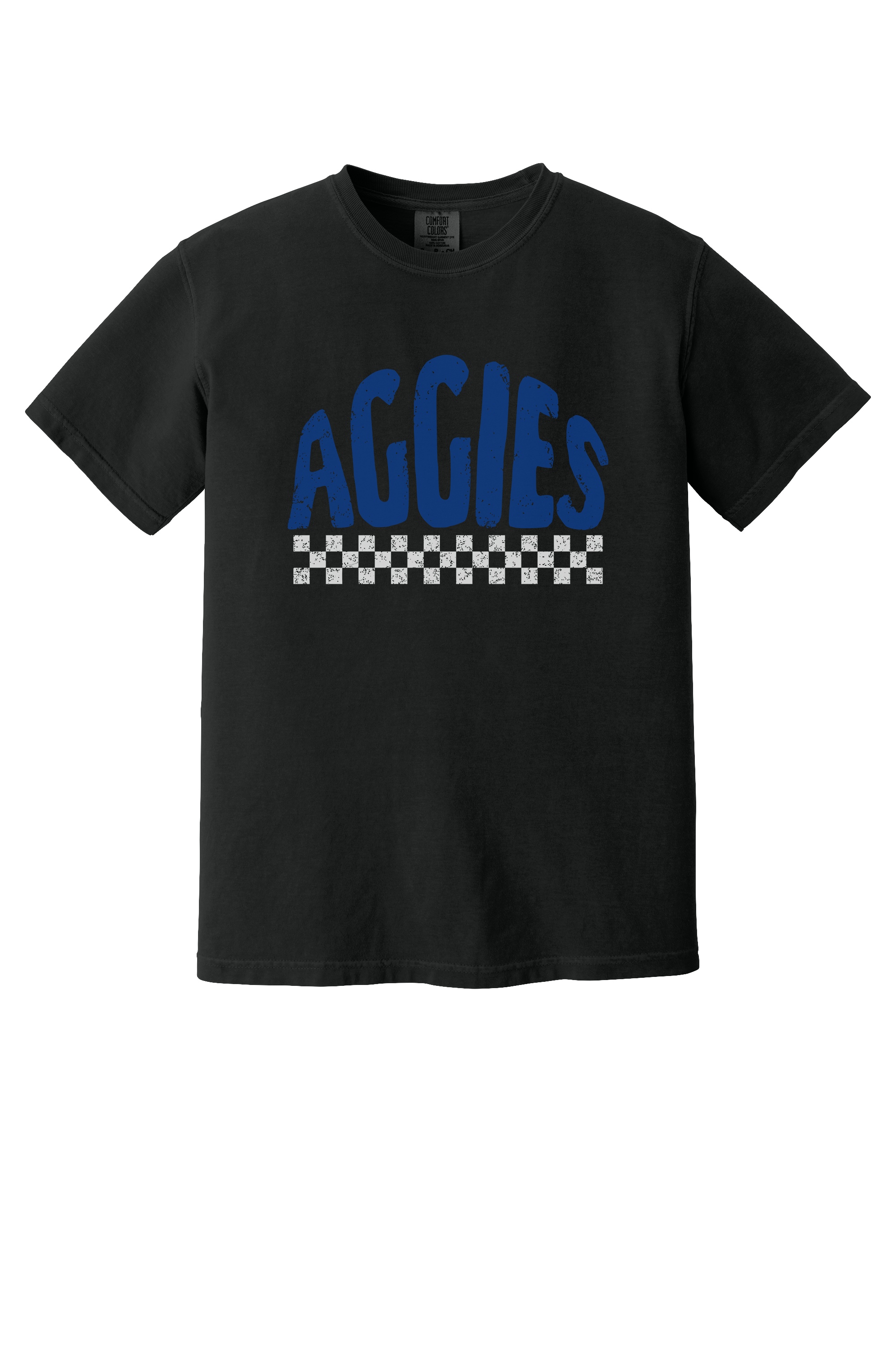 Comfort Colors Tee - Aggie Checker