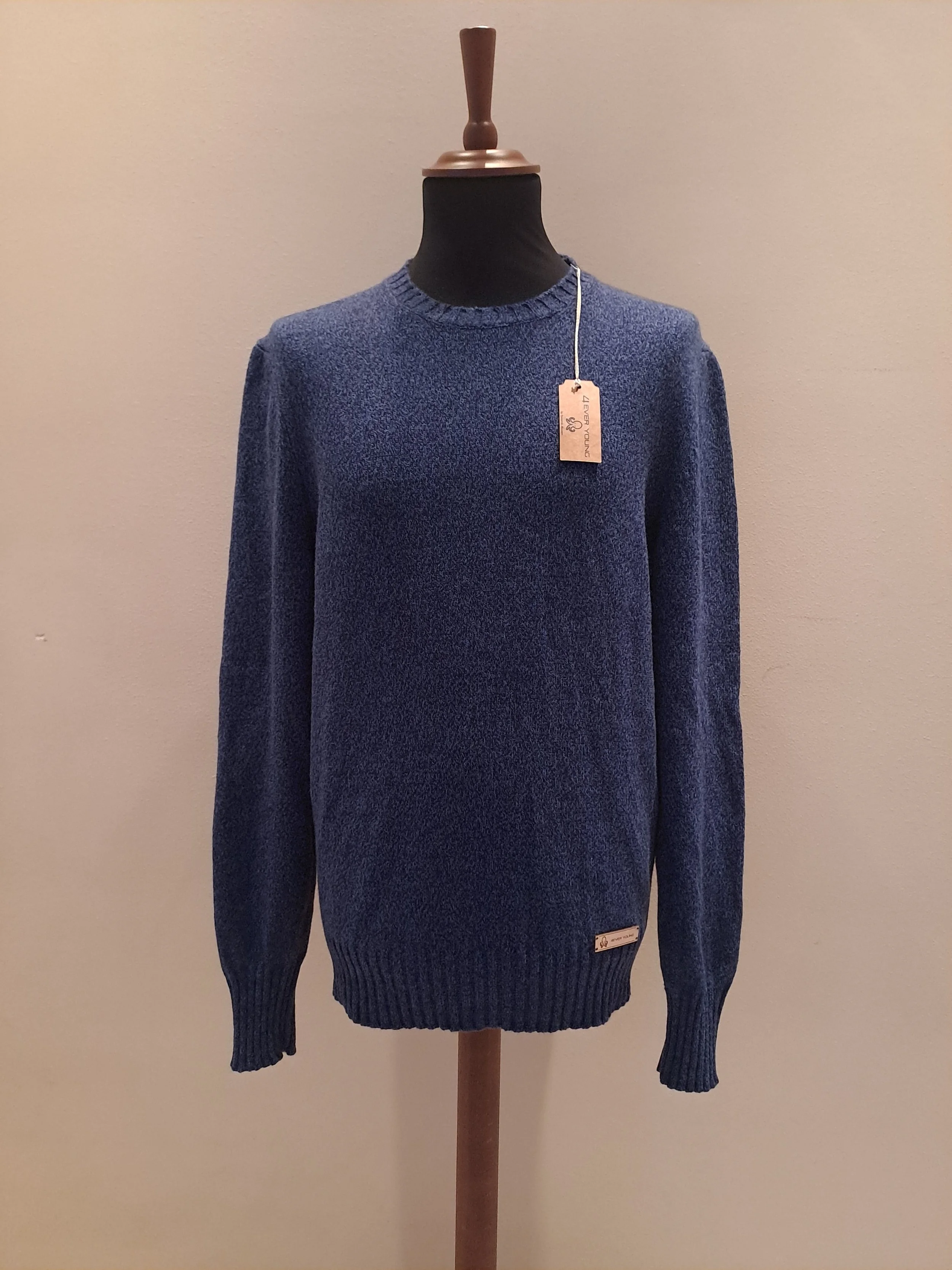 Girocollo Cashmere Moulinè Sweater