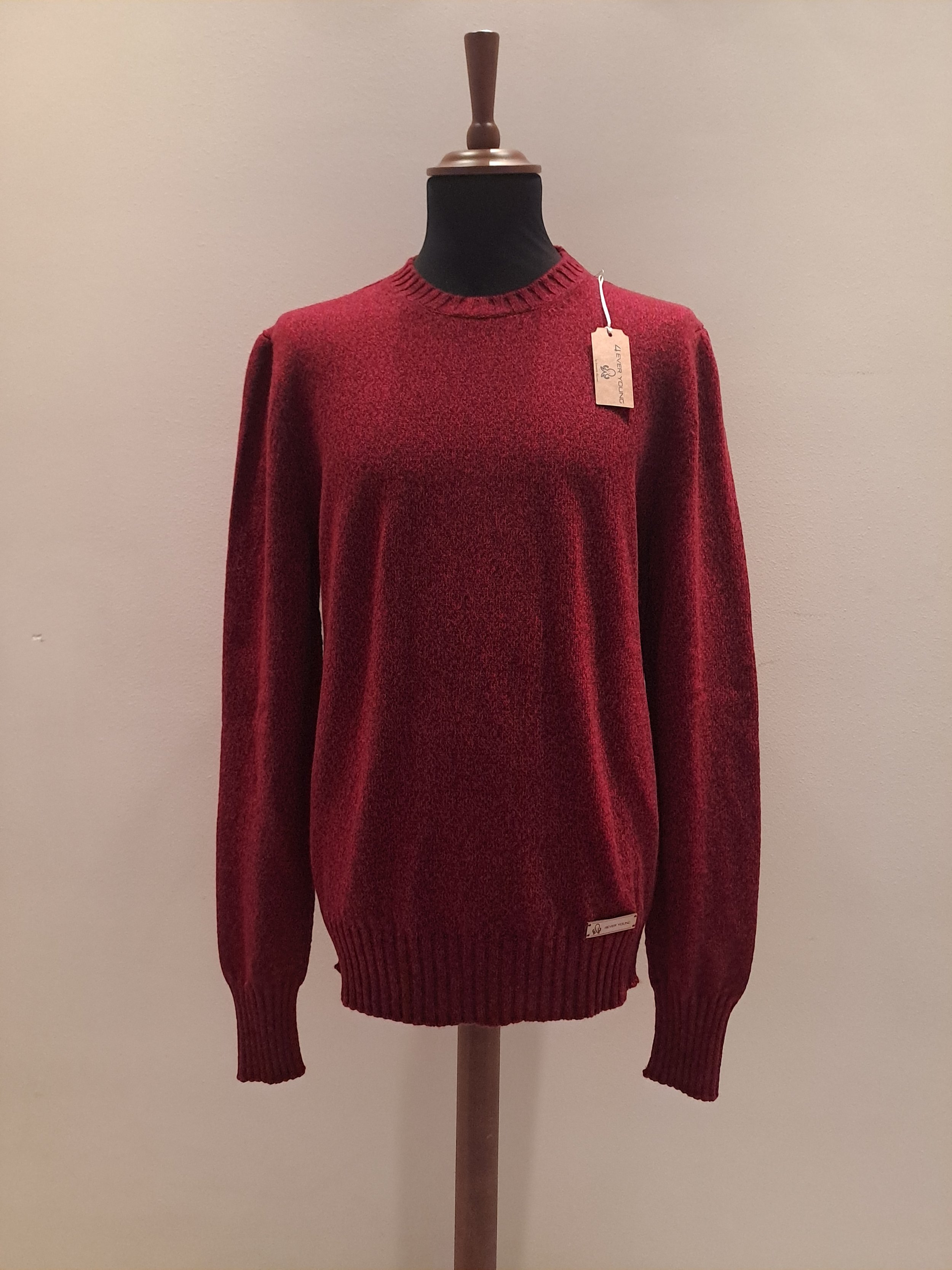 Girocollo Cashmere Moulinè Sweater