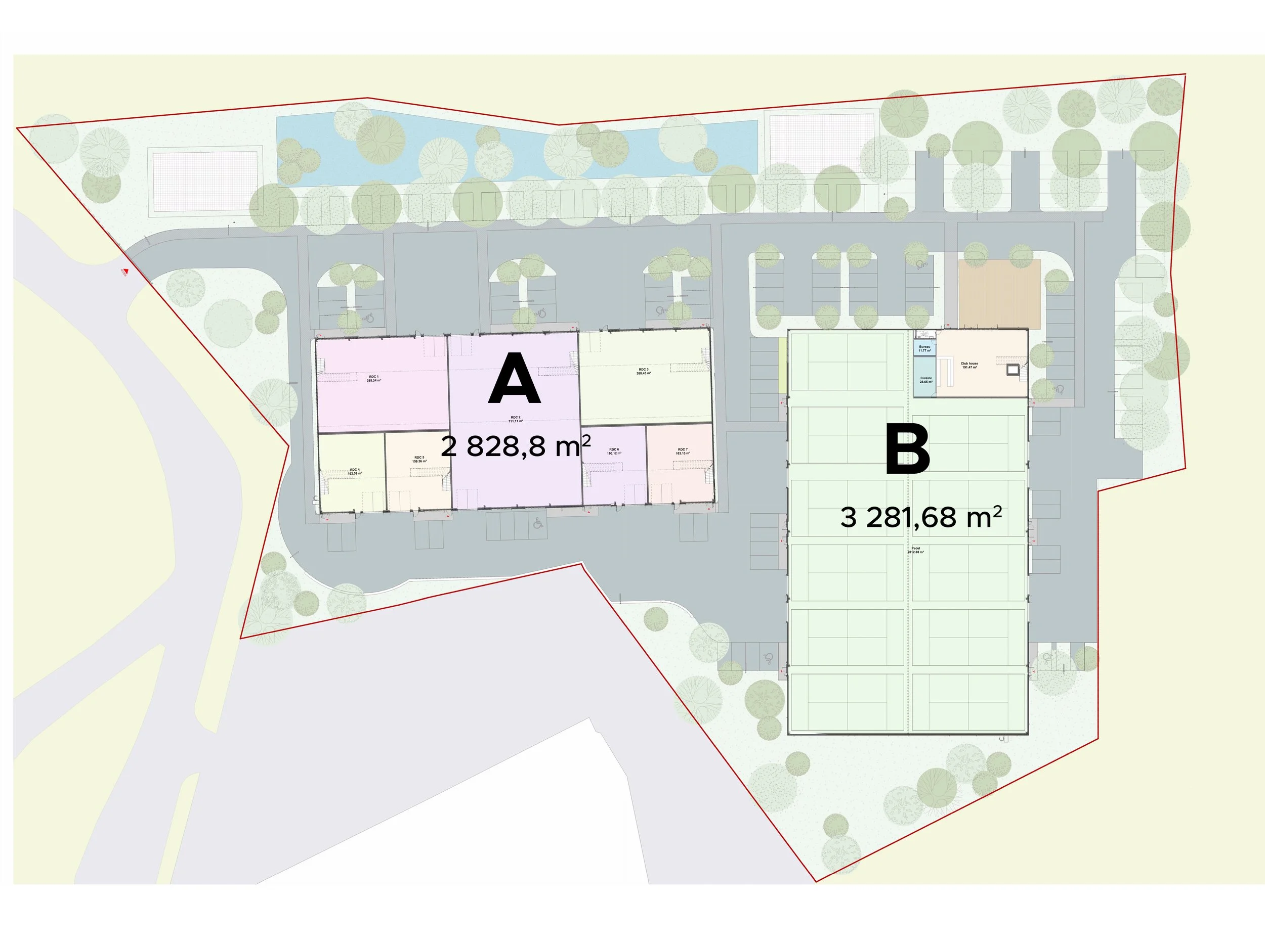 Plan du rez-de-chaussée