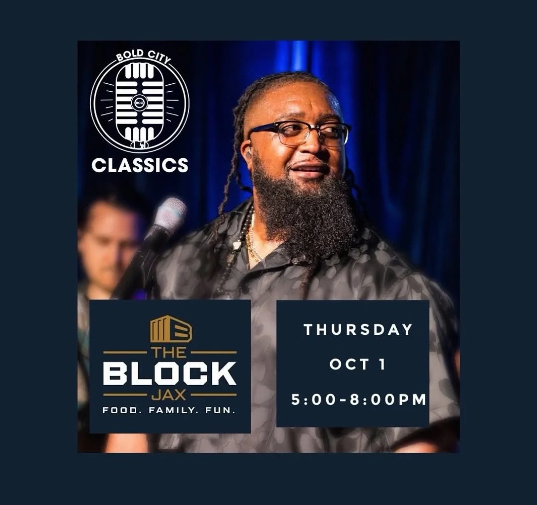 Join BCC featuring Paris Winningham THURSDAY, 5-8pm at The Block Jax!  Paris performs audience favorites from Motown through today featuring artists like Marvin Gaye, Stevie Wonder, Al Green, Chris Stapleton, Teddy Swims, Michael Jackson and many mor