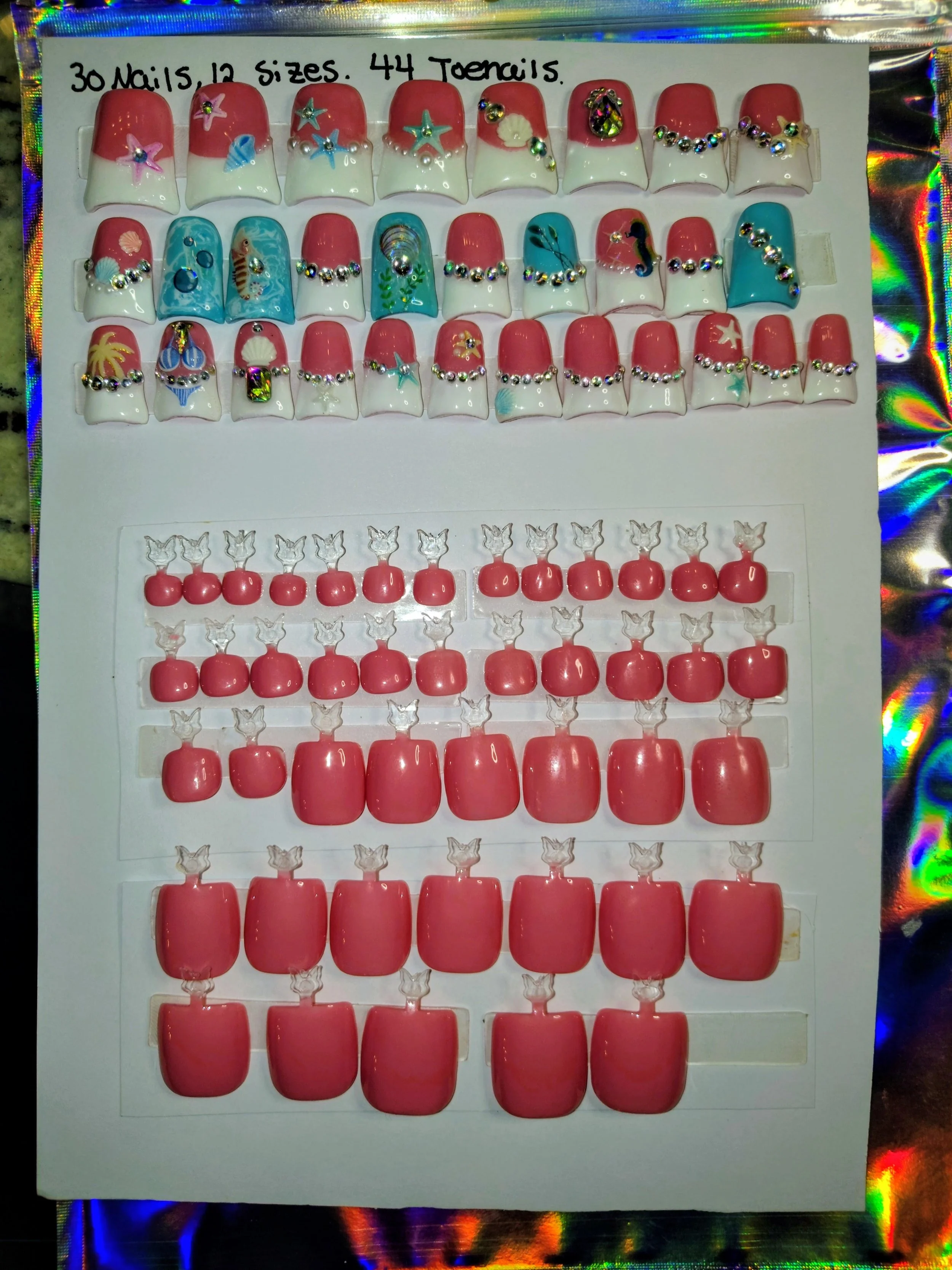 Deluxe Short Duck Nail Rich Girl Beach Set