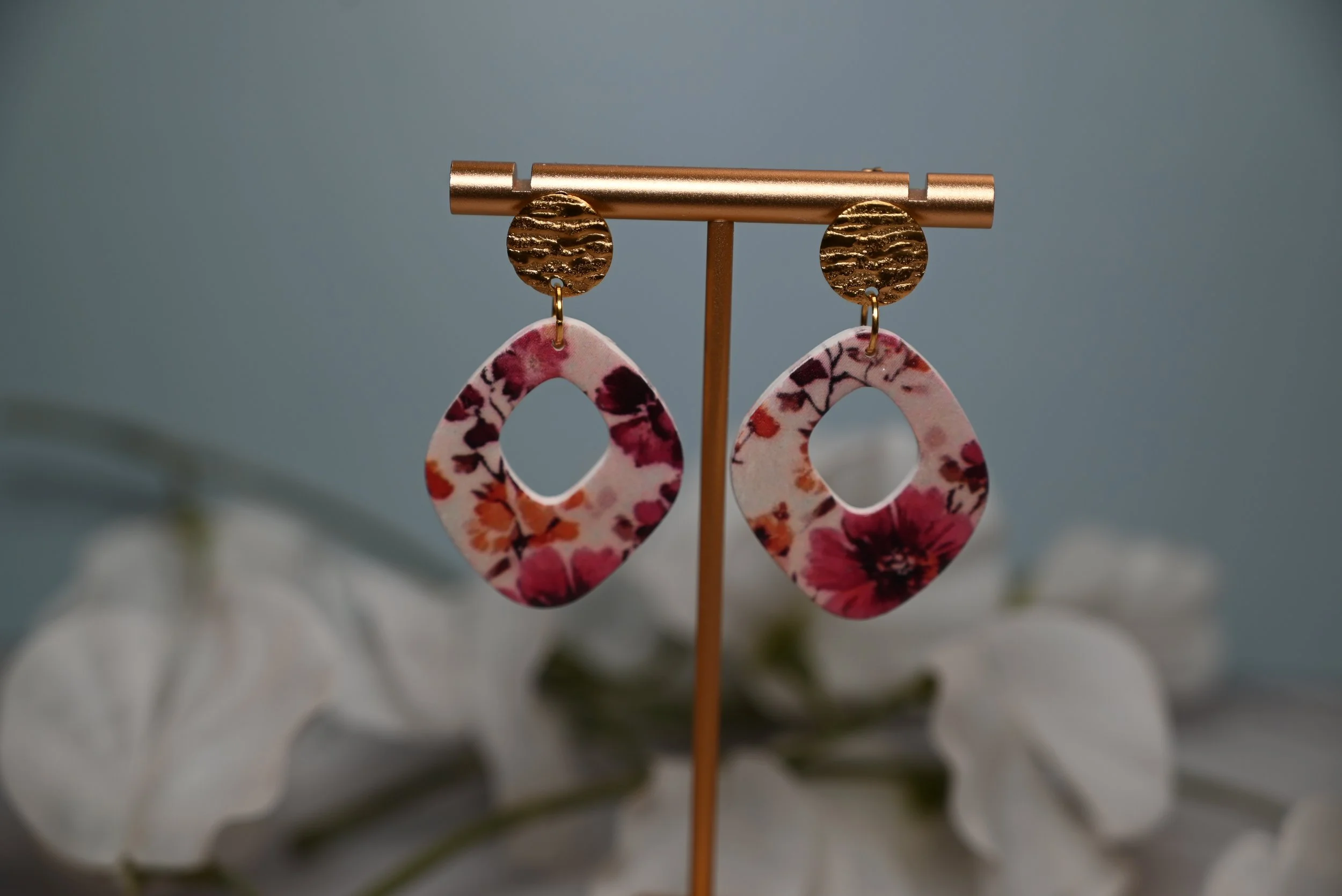 Fall Floral Dangles
