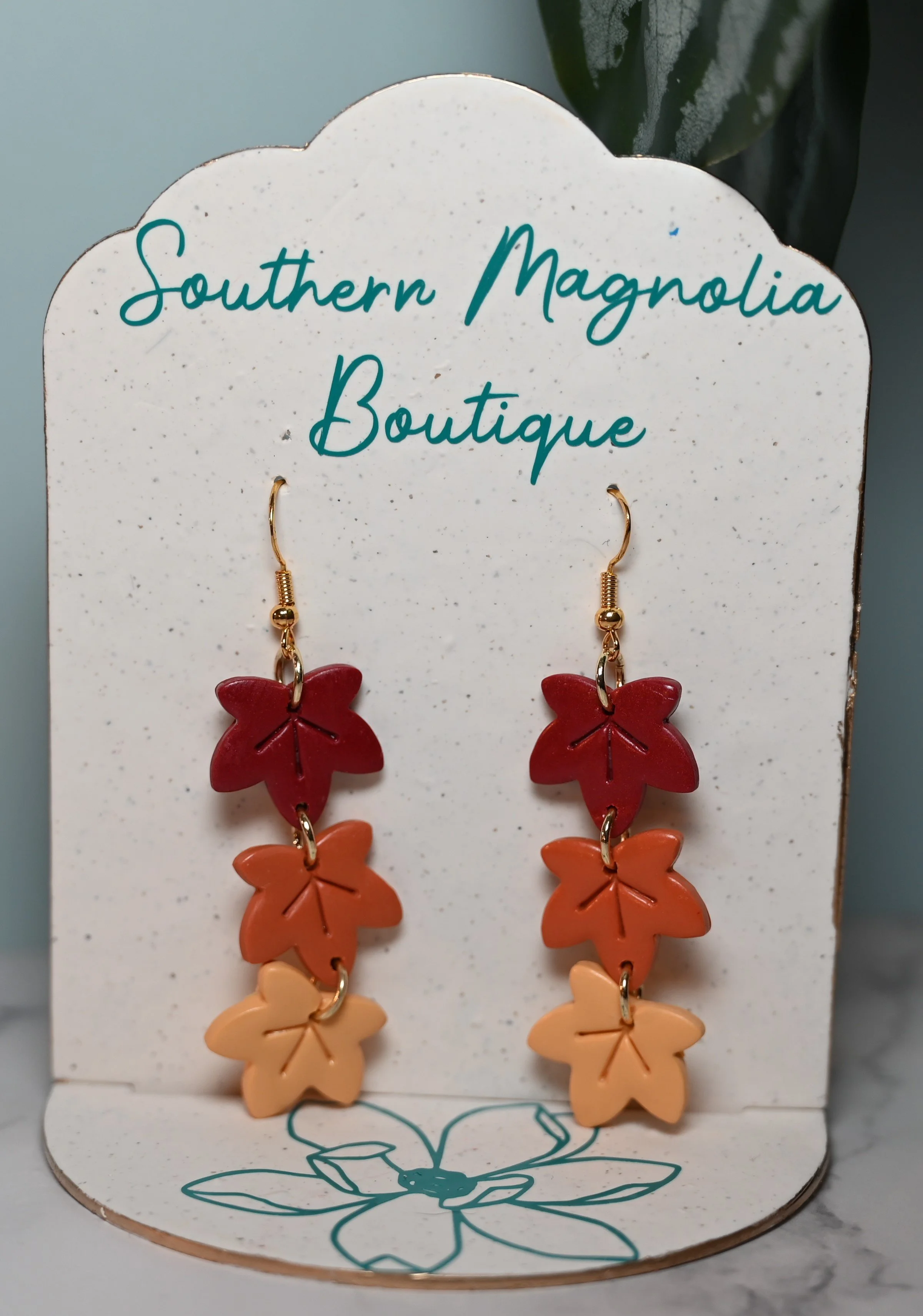 Fall Leaf Trio Dangles