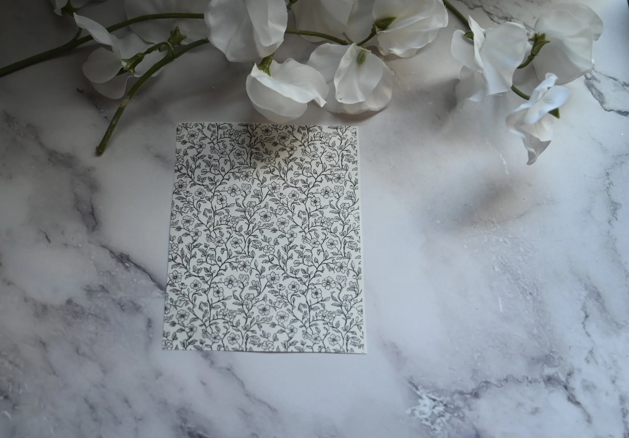 TSF1 (Black & White Floral)