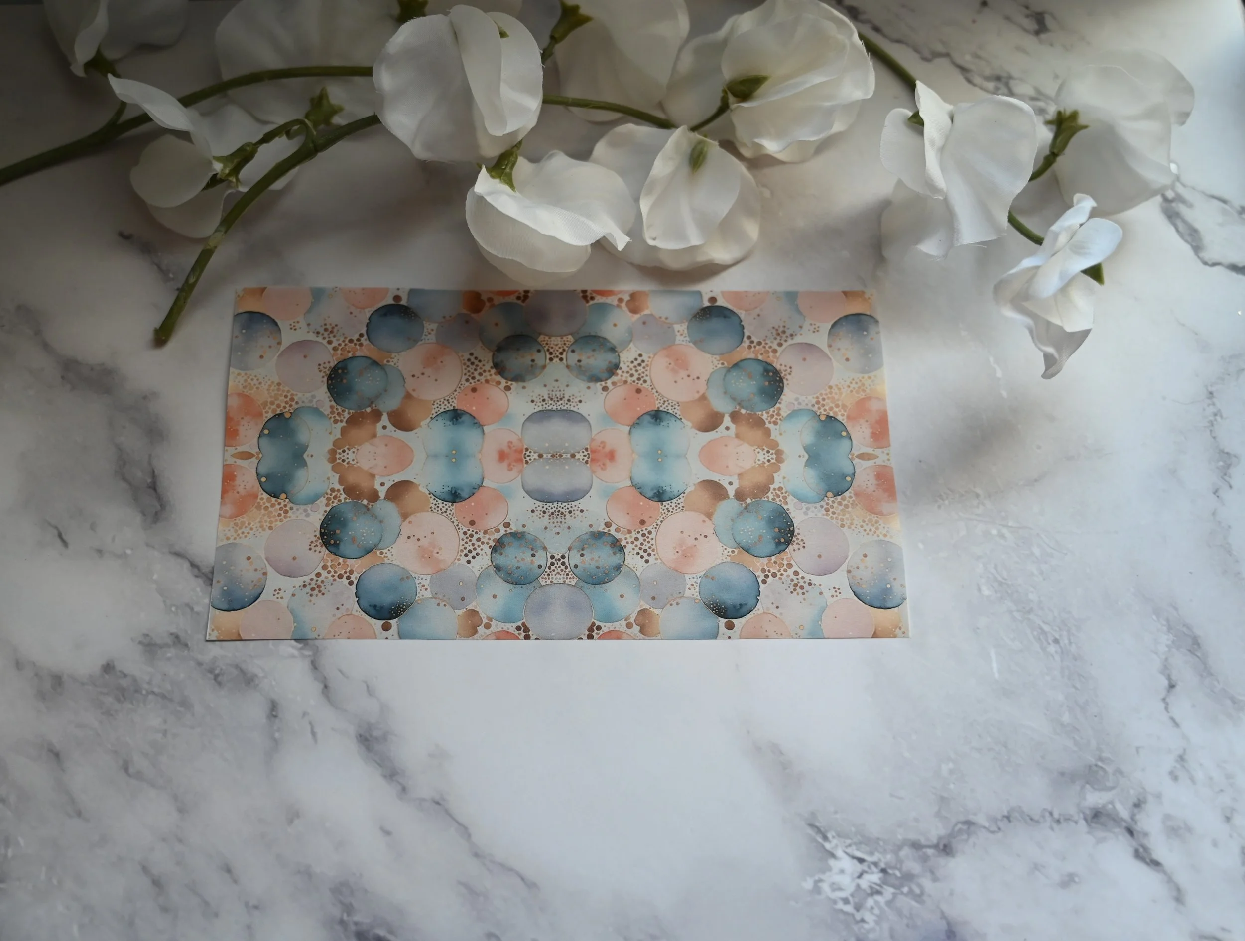 Transfer Sheet TSM3 (Watercolor Bubbles)