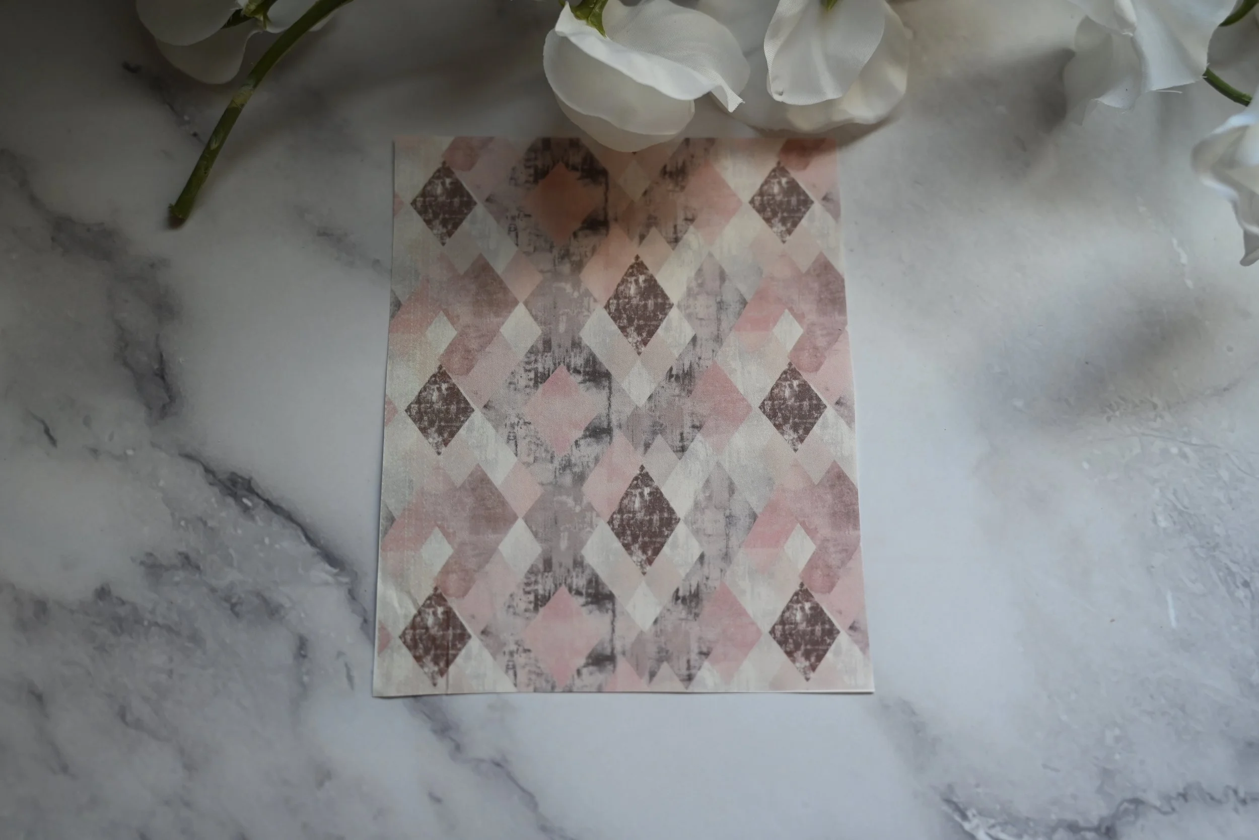 Transfer Sheet TSS2 (Muted Diamonds)