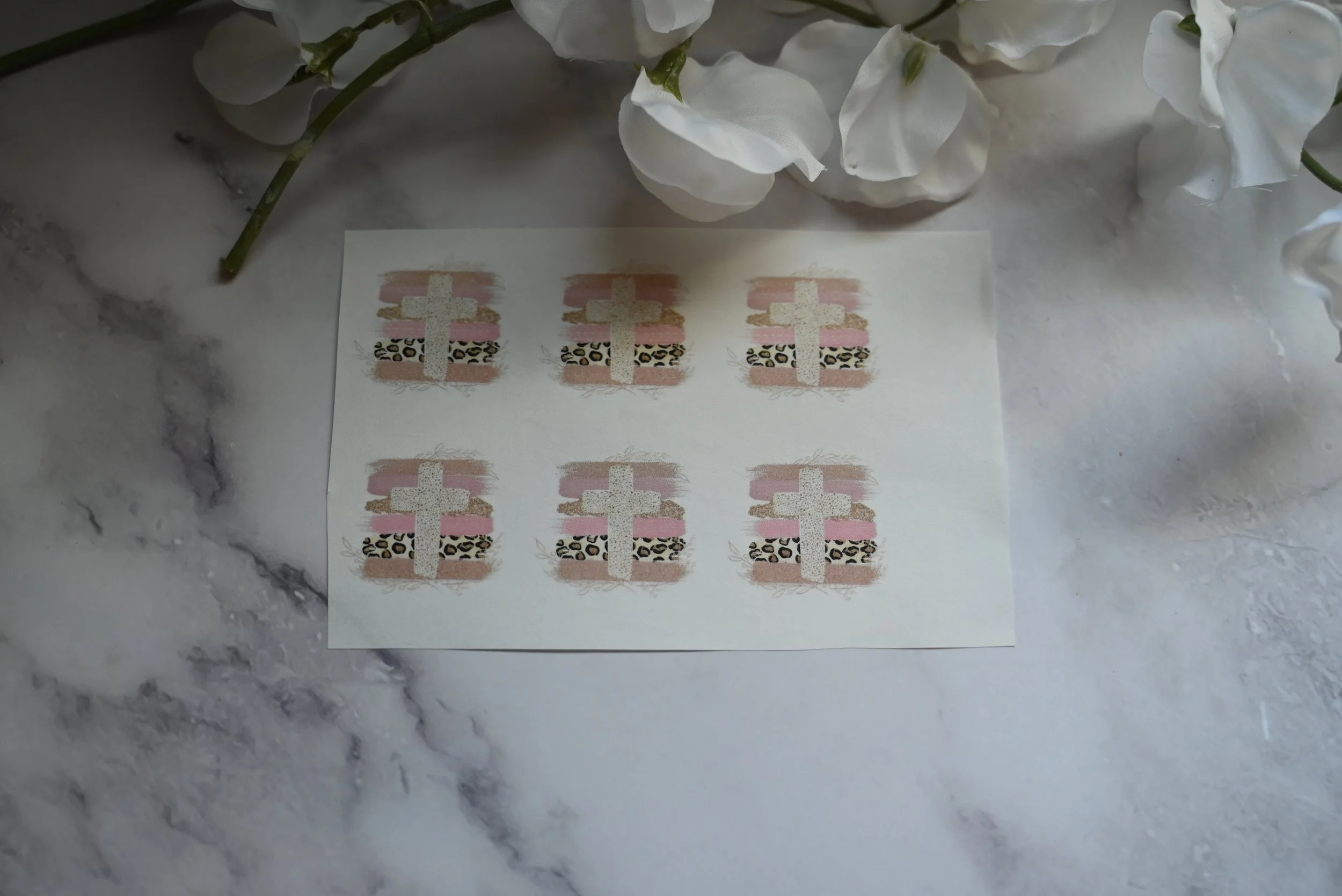 Transfer Sheet TSC6 (Cross & Stripes)