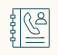 An icon of a person with three dots connected to a document or paper.