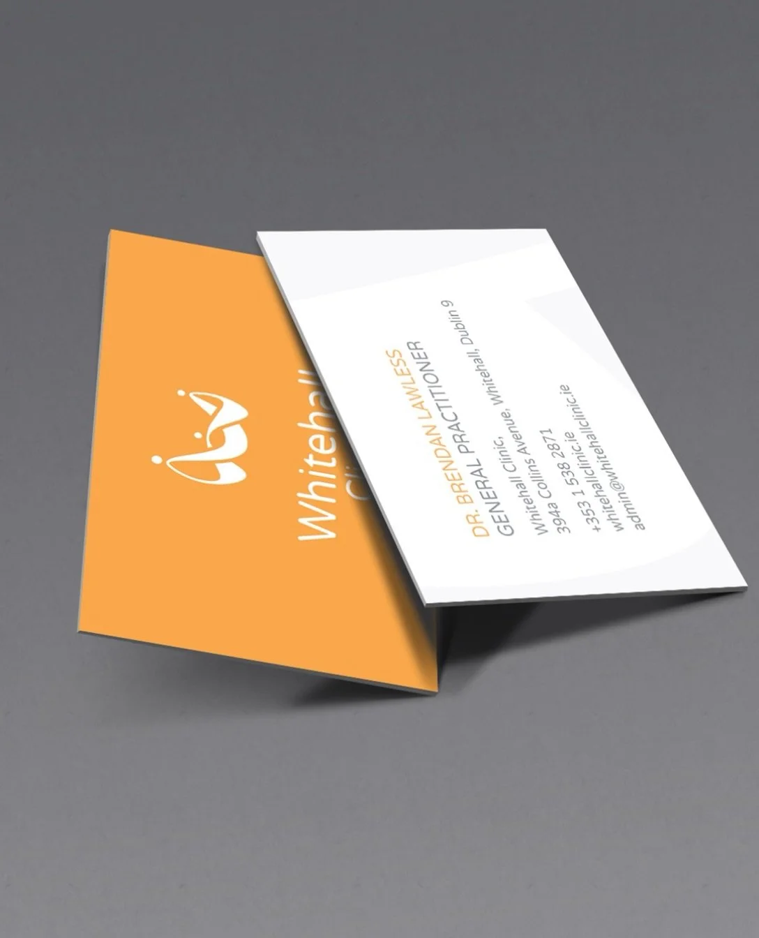 My brand design for the Whitehall Clinic GP practice in Dublin.