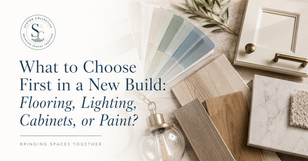 What to Choose First in a New Build: Flooring, Lighting, Cabinets, or Paint?