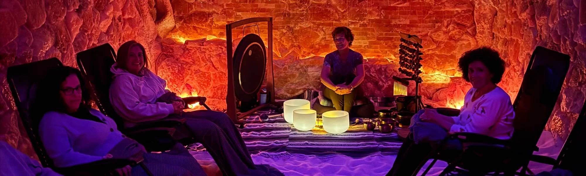 Deb Torchia, Salt Cave Sound Bath, Acton, MA