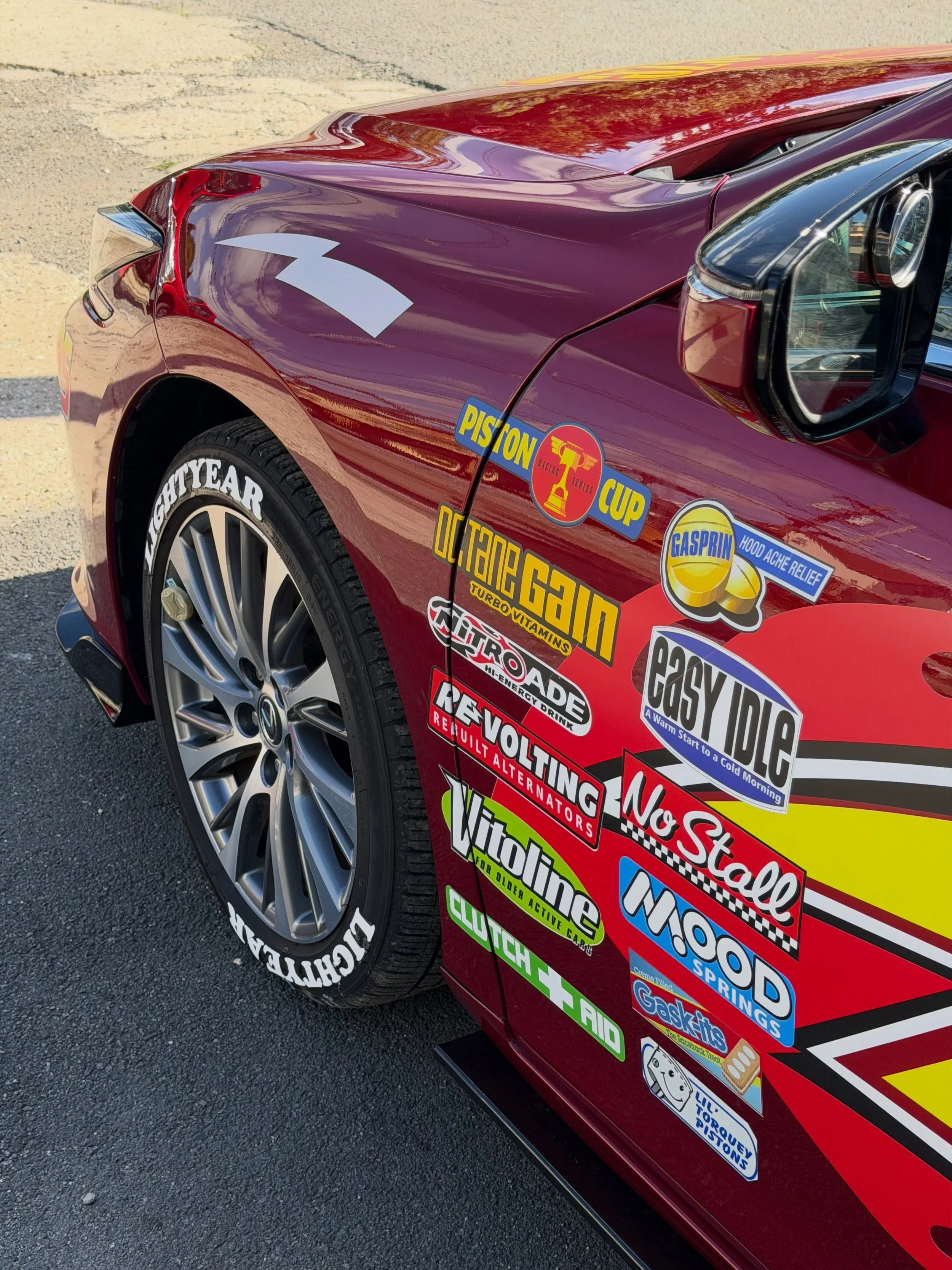 Lightning McQueen livery installed ⚡️🏁

You don&rsquo;t see this one every day. A bold, one of a kind look that turns heads wherever it goes.

Ka-chow! 🔥

#ICONDetailing #LightningMcQueen #CarWrap