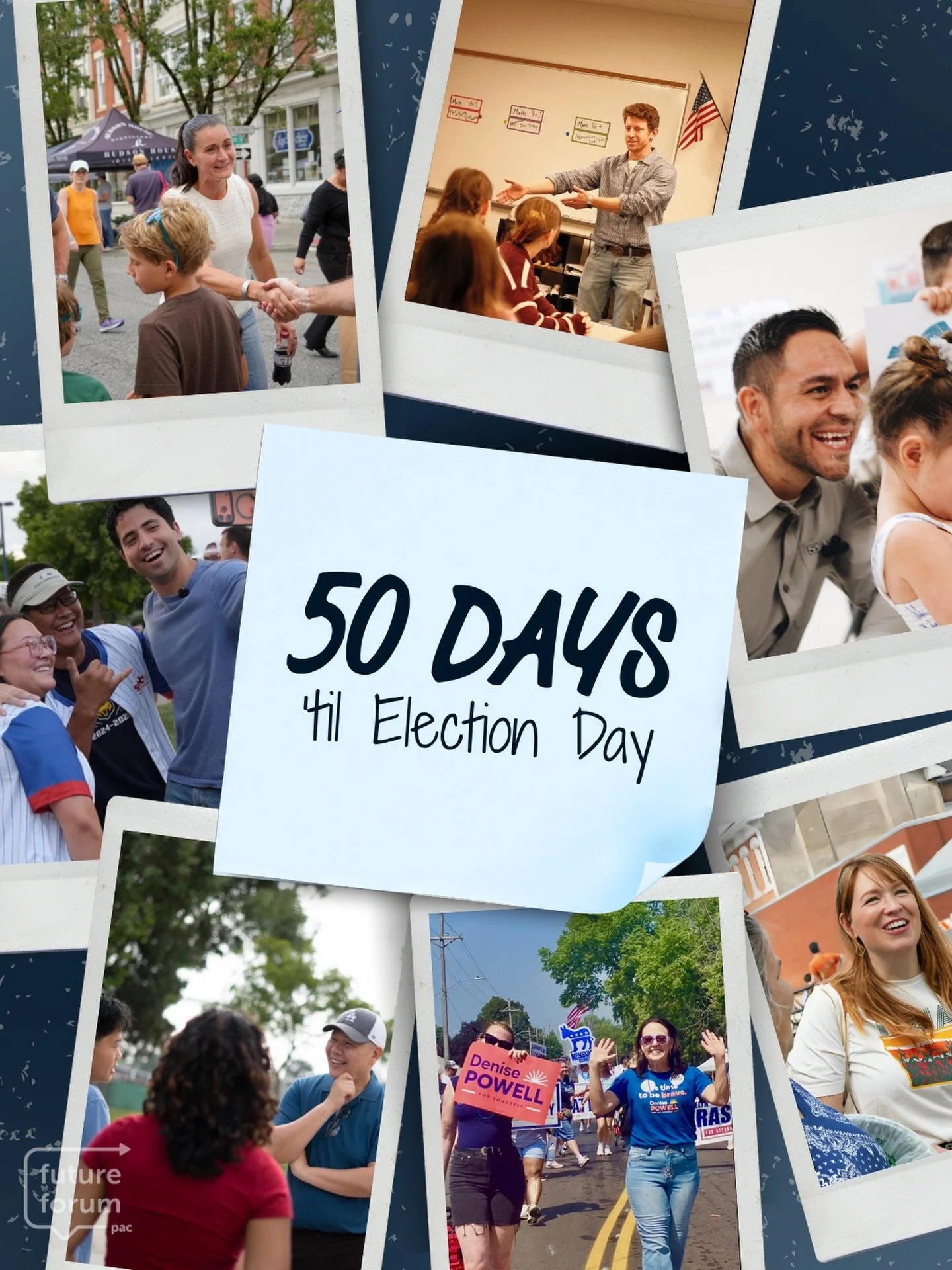 Only 50 days &lsquo;til we send more Democrats under 50 to Congress!