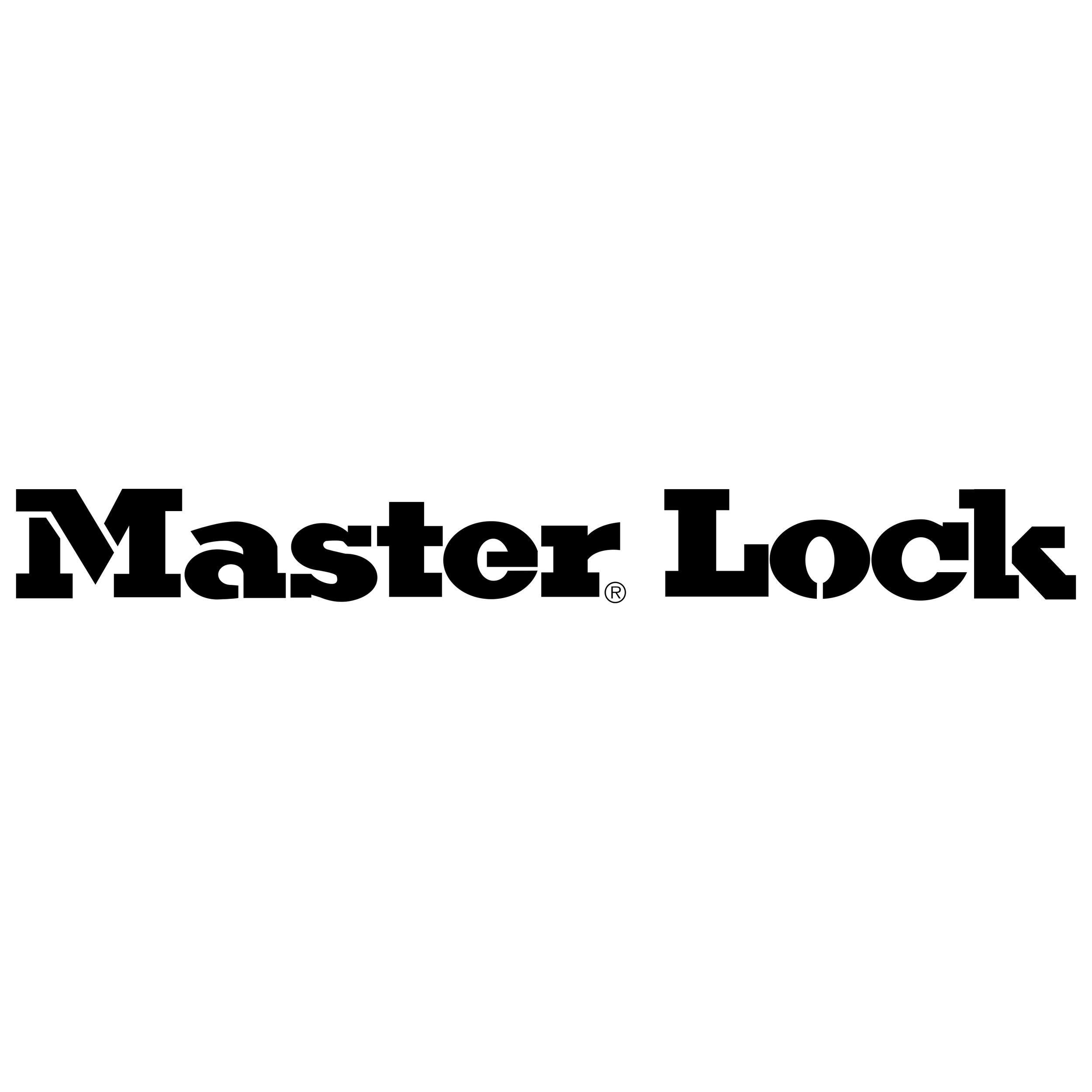 A black and white illustration of a humanoid robot with a box-shaped head, holding a phone and a bag.