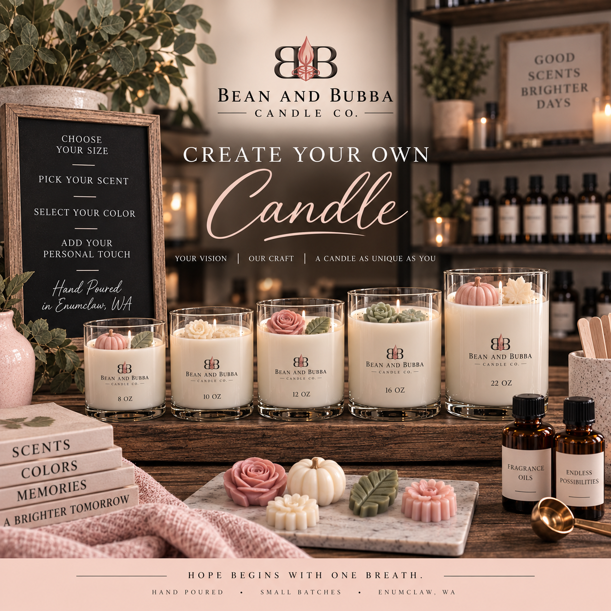 Custom Build Your Own Candle