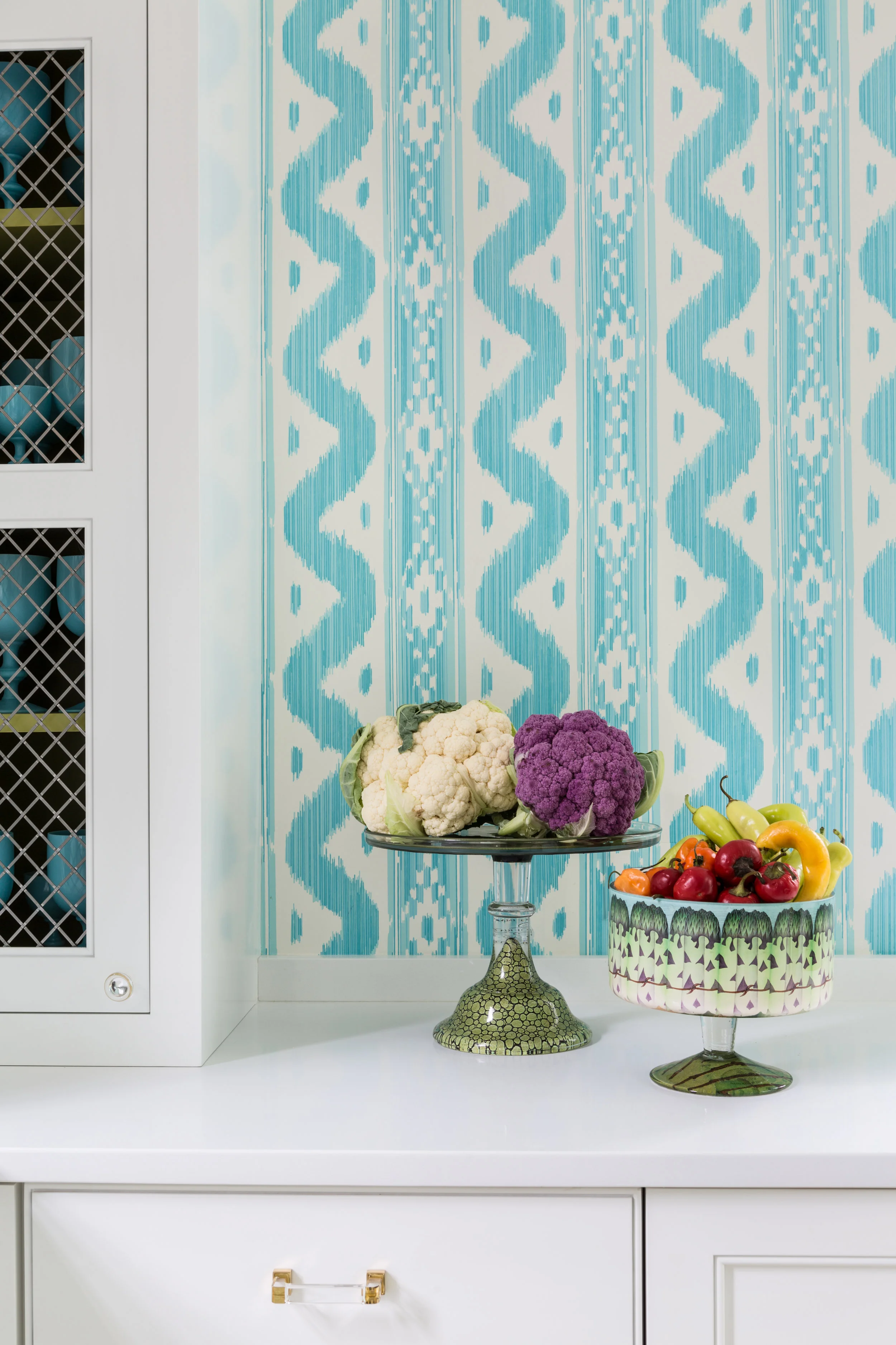 Kitchen Detail, Turquoise and Green (Copy)