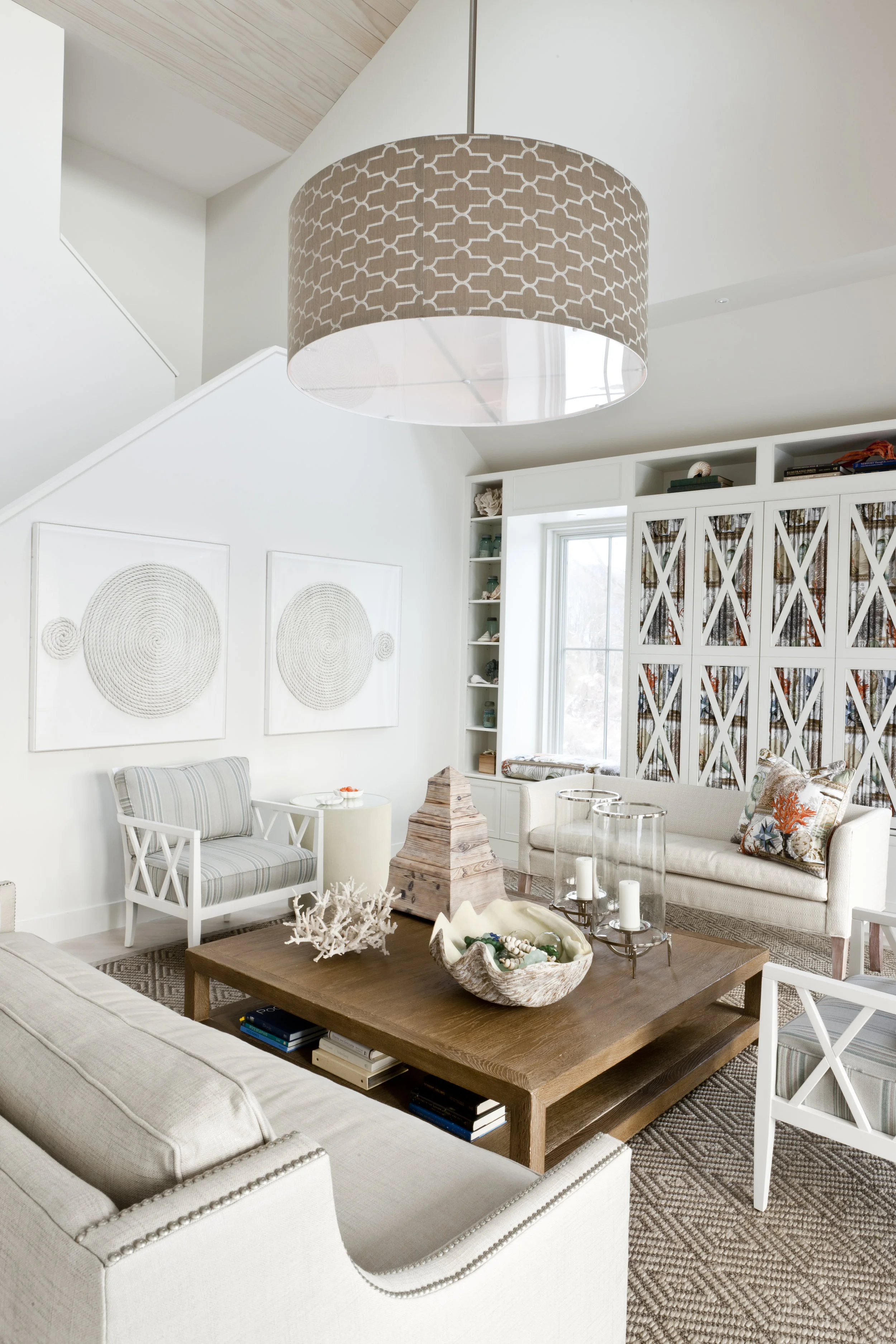 Lofted Ceiling, Large Pendant Shade (Copy)