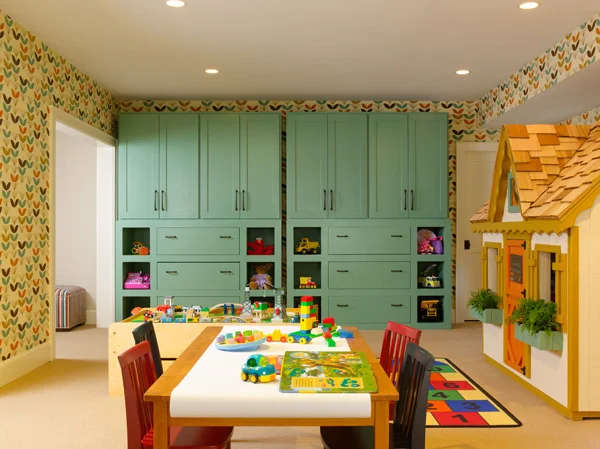 Playroom With Custom Playhouse (Copy)