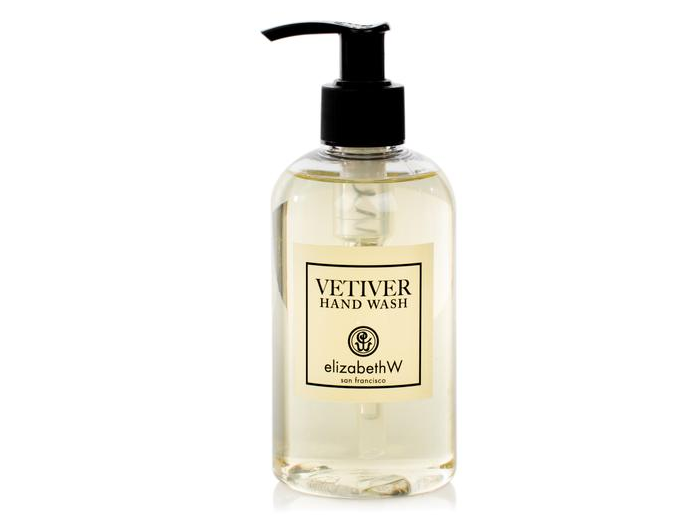 ElizabethW’s Vetiver Hand Wash feels silky, cleanses gently, and leaves hands smelling great.