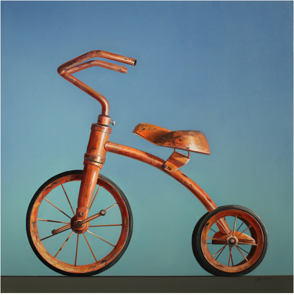 Wendy Chidester, “Orange Tricycle”