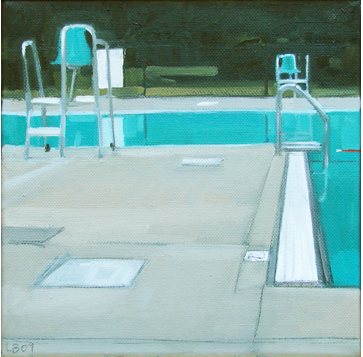 Lori Buntin, “Grove Park Pool, No. 6”